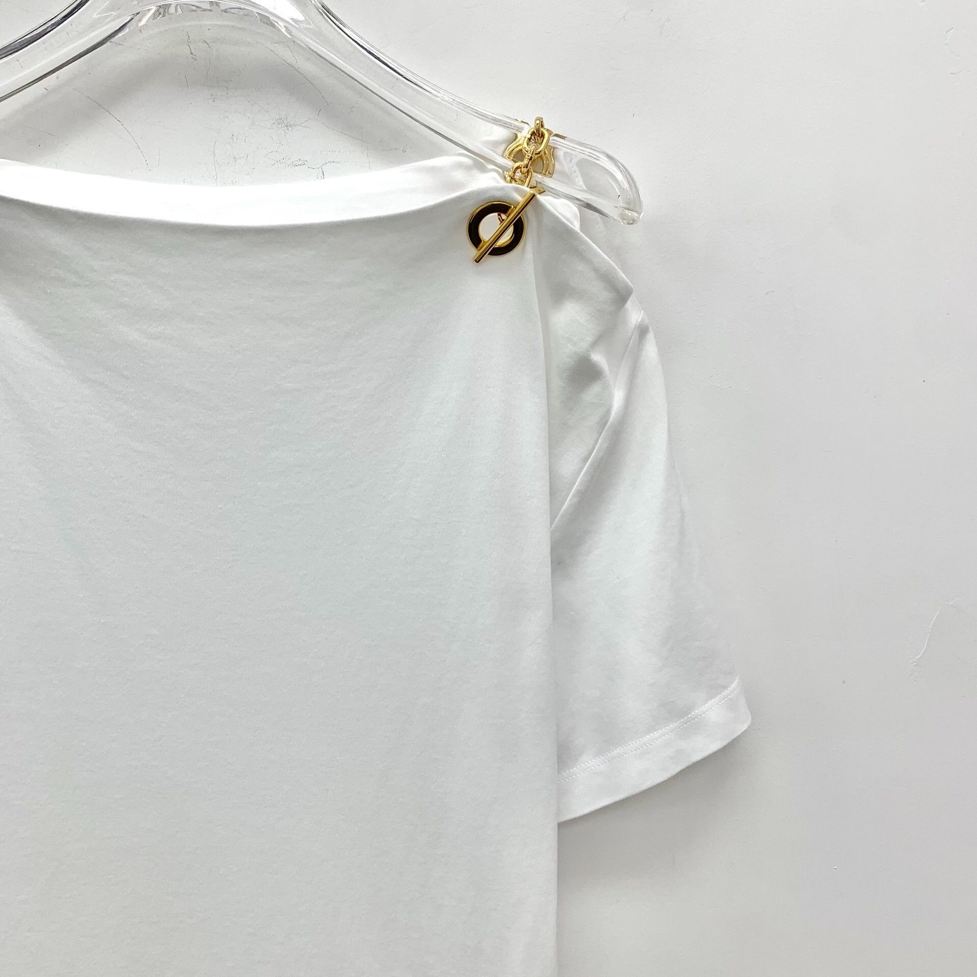 Louis Vuitton Louis Vuitton Chain Detail Cotton T-Shirt L Size L / US 10 / IT 46 - 4 Thumbnail