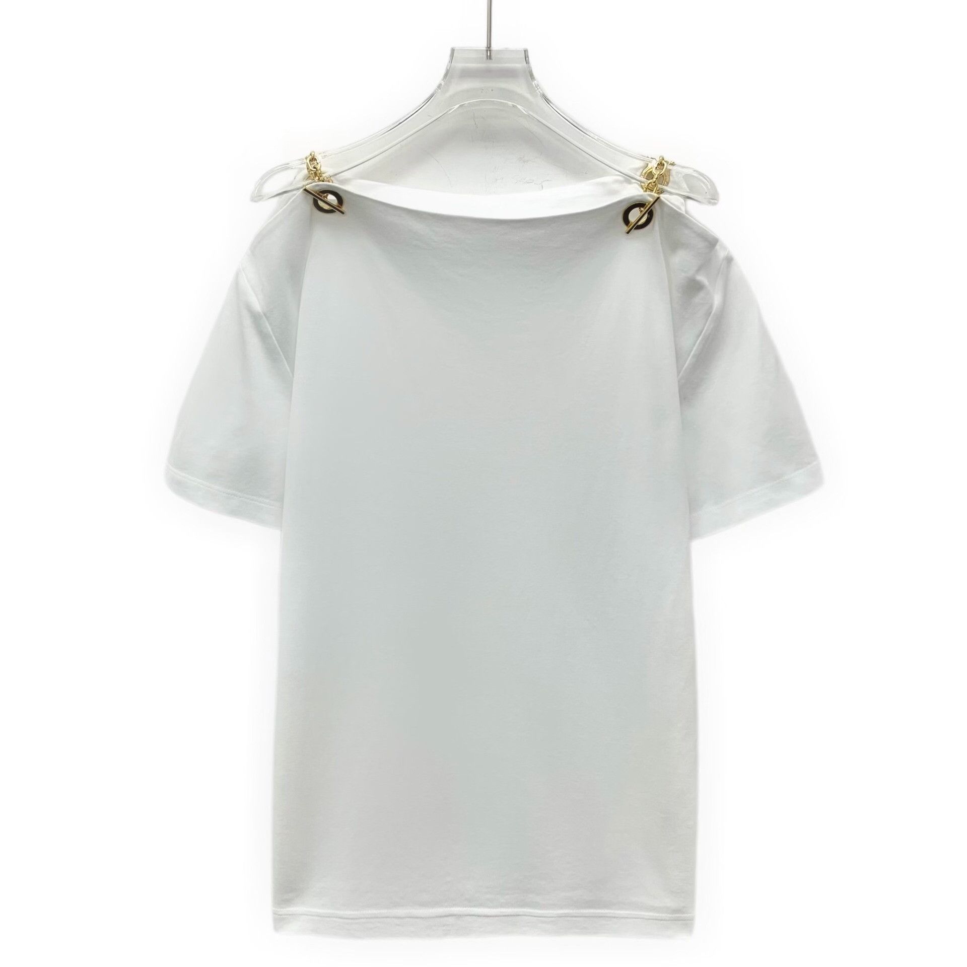 Louis Vuitton Louis Vuitton Chain Detail Cotton T-Shirt L Size L / US 10 / IT 46 - 2 Thumbnail