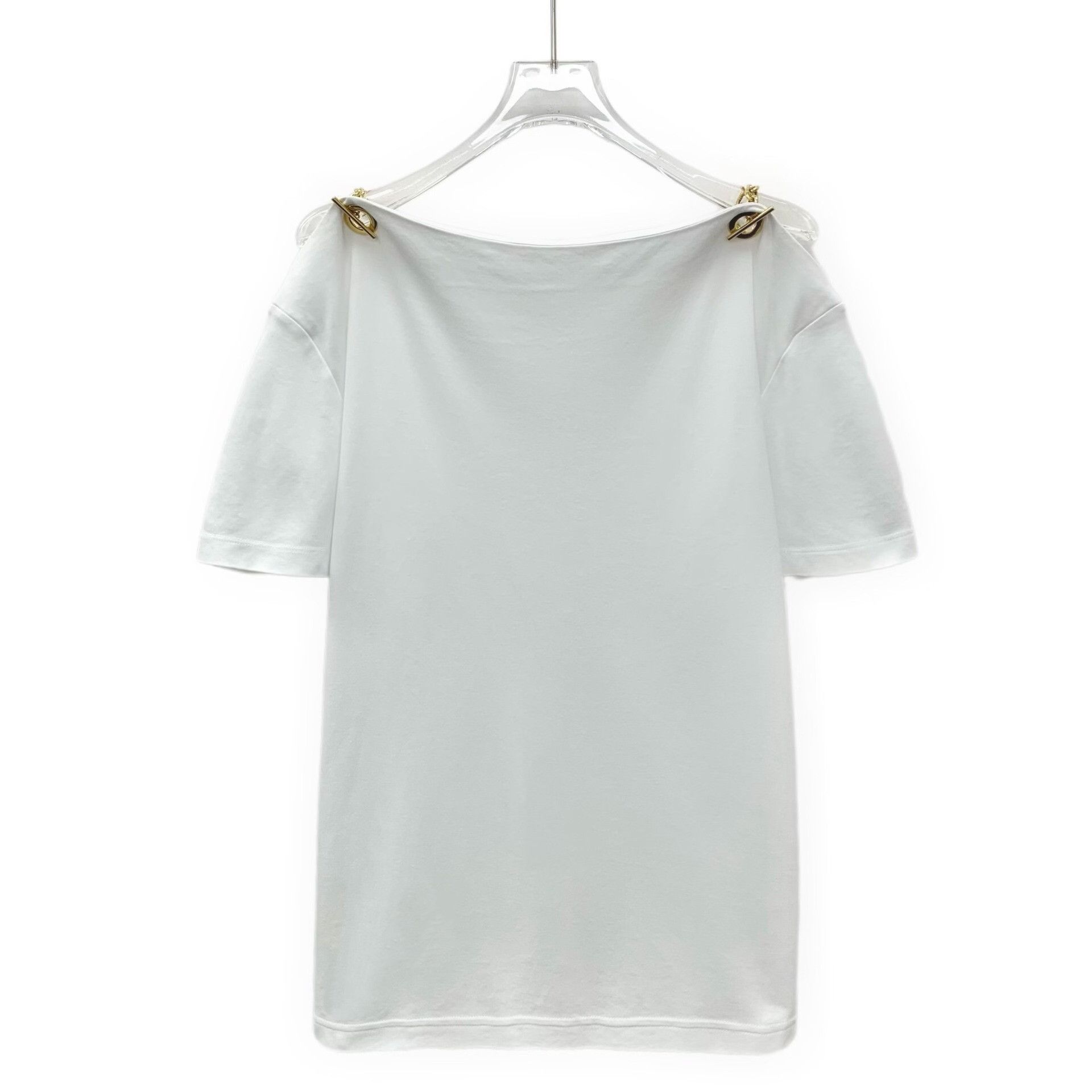 Louis Vuitton Louis Vuitton Chain Detail Cotton T-Shirt L Size L / US 10 / IT 46 - 3 Thumbnail