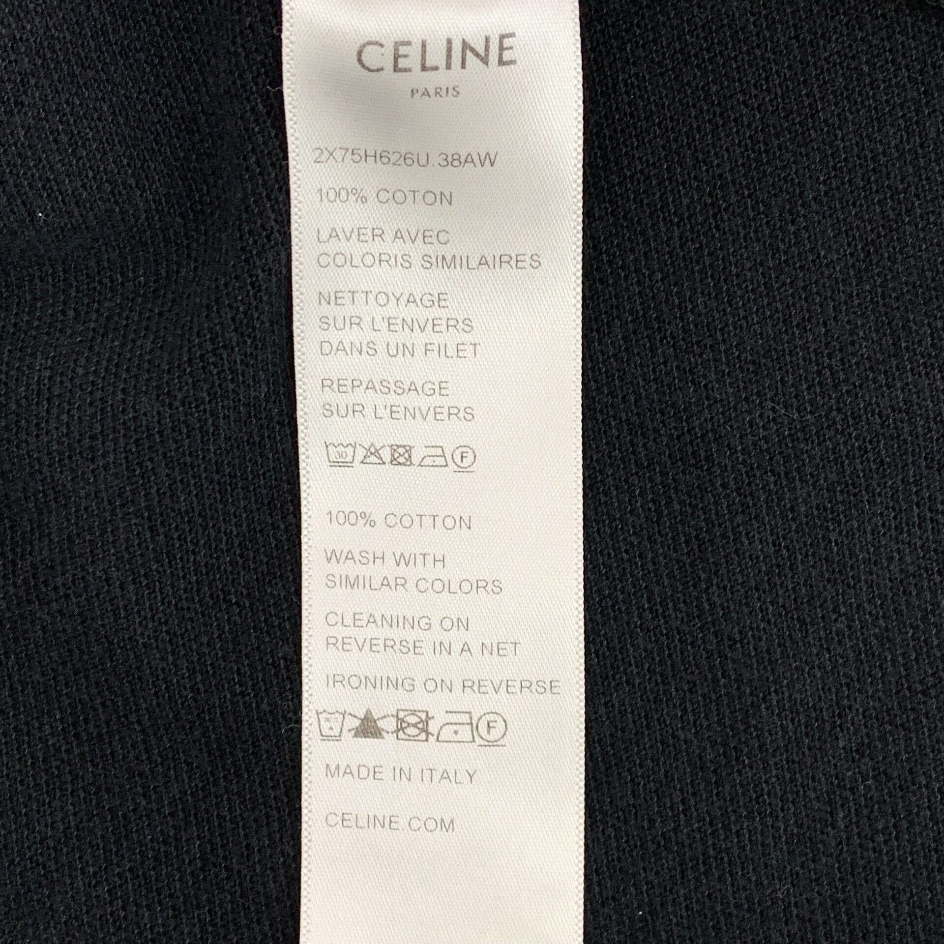 Celine Celine Triomphe Embroidered Polo Shirt Size S Size US S / EU 44-46 / 1 - 8 Thumbnail