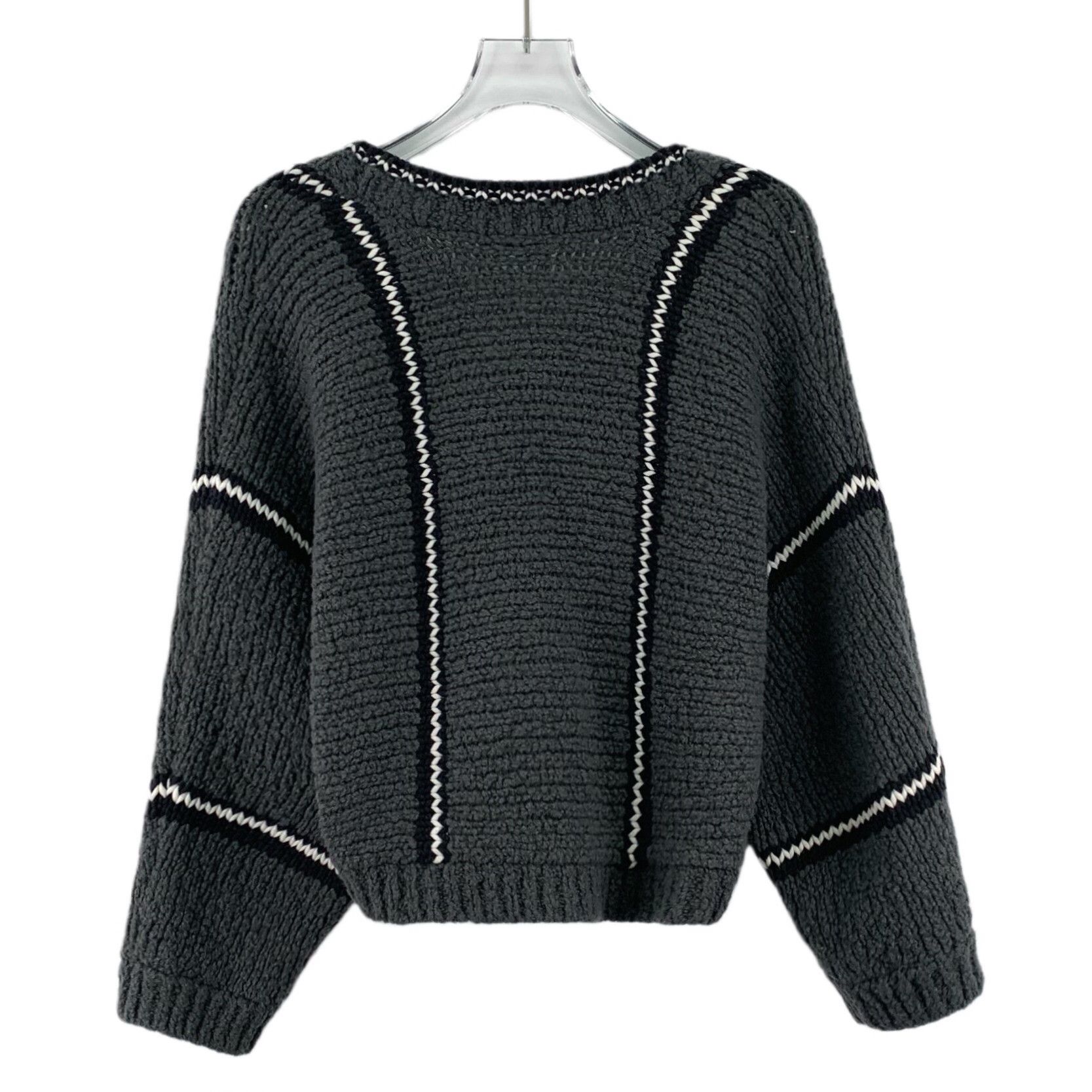Brunello Cucinelli Brunello Cucinelli Wool V-Neck Cardigan Size XL Size US XL / EU 56 / 4 - 3 Thumbnail