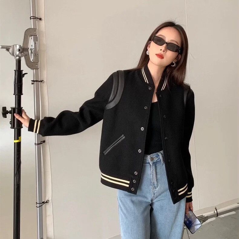 Saint Laurent Paris Saint Laurent Teddy Wool Varsity Jacket F36 Size XS / US 0-2 / IT 36-38 - 9 Thumbnail