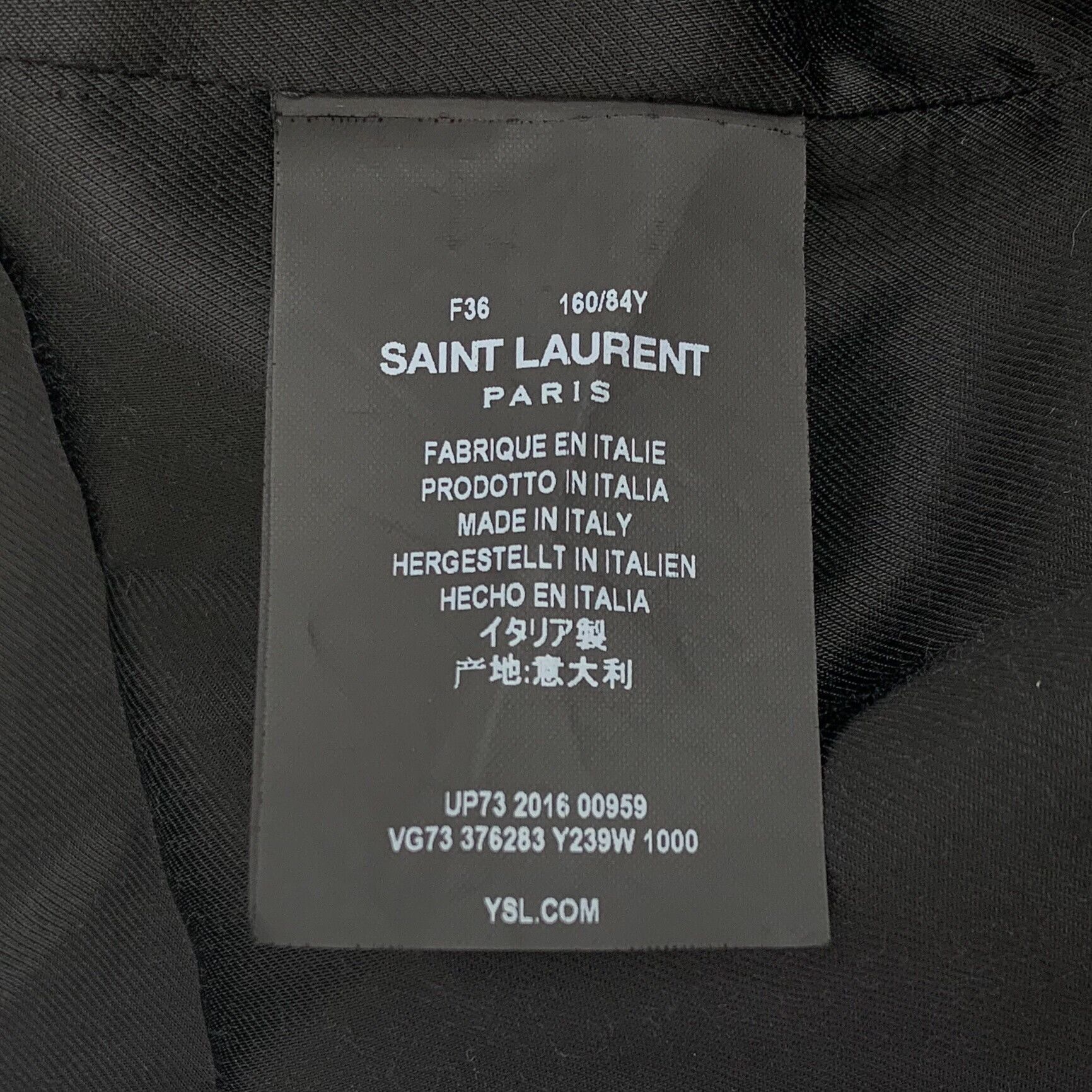 Saint Laurent Paris Saint Laurent Teddy Wool Varsity Jacket F36 Size XS / US 0-2 / IT 36-38 - 8 Thumbnail