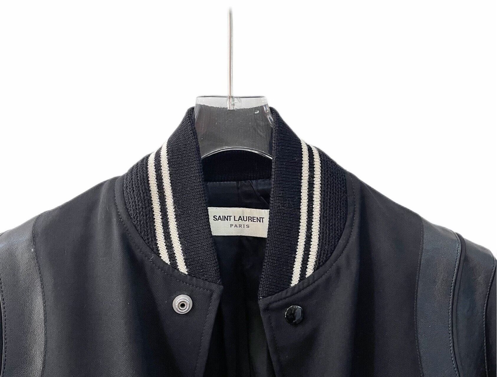 Saint Laurent Paris Saint Laurent Teddy Wool Varsity Jacket F36 Size XS / US 0-2 / IT 36-38 - 4 Thumbnail