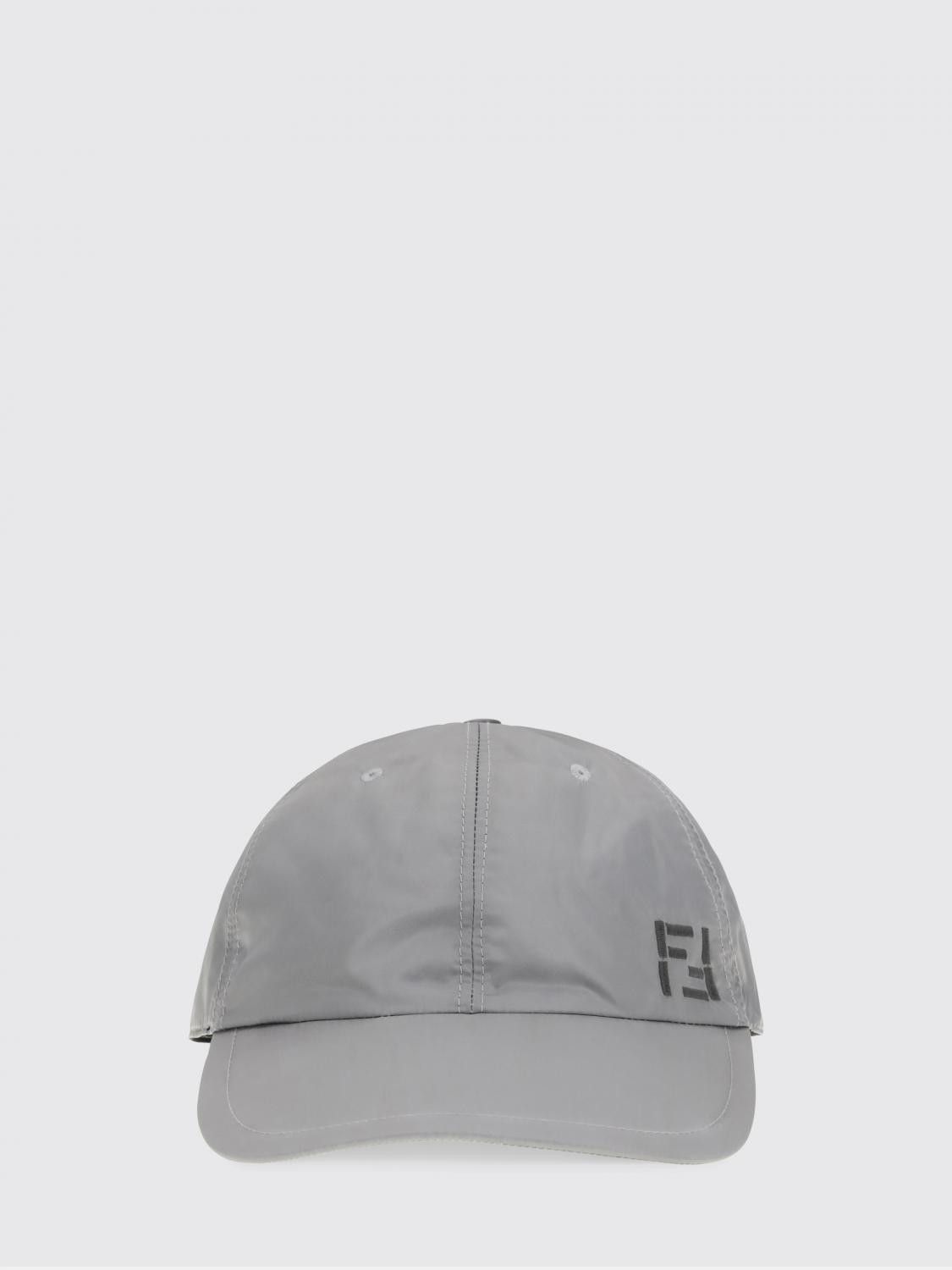 Fendi Fendi Hat Men Grey Size ONE SIZE - 2 Thumbnail