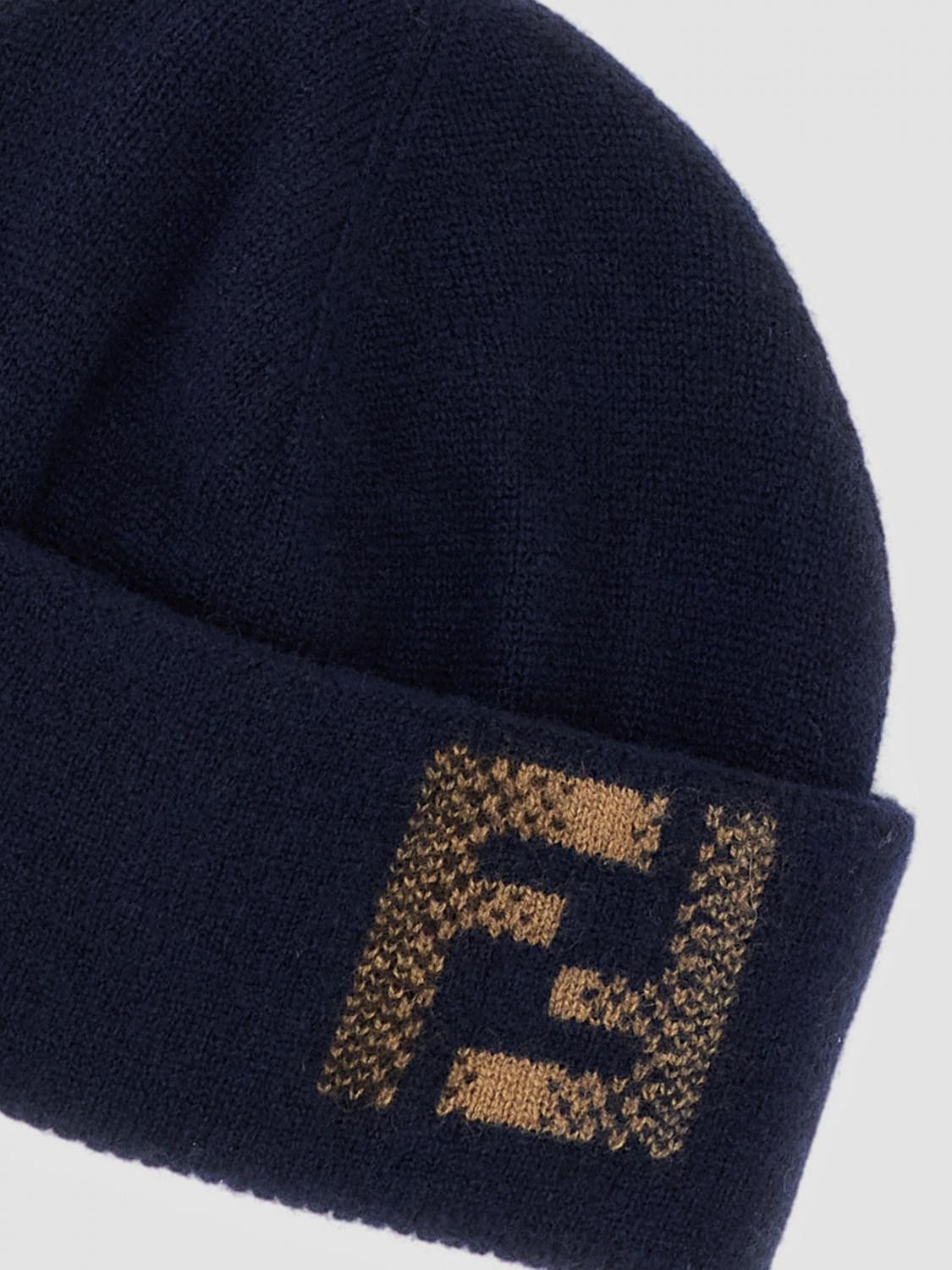 Fendi Fendi Hat Men Blue Size ONE SIZE - 2 Thumbnail