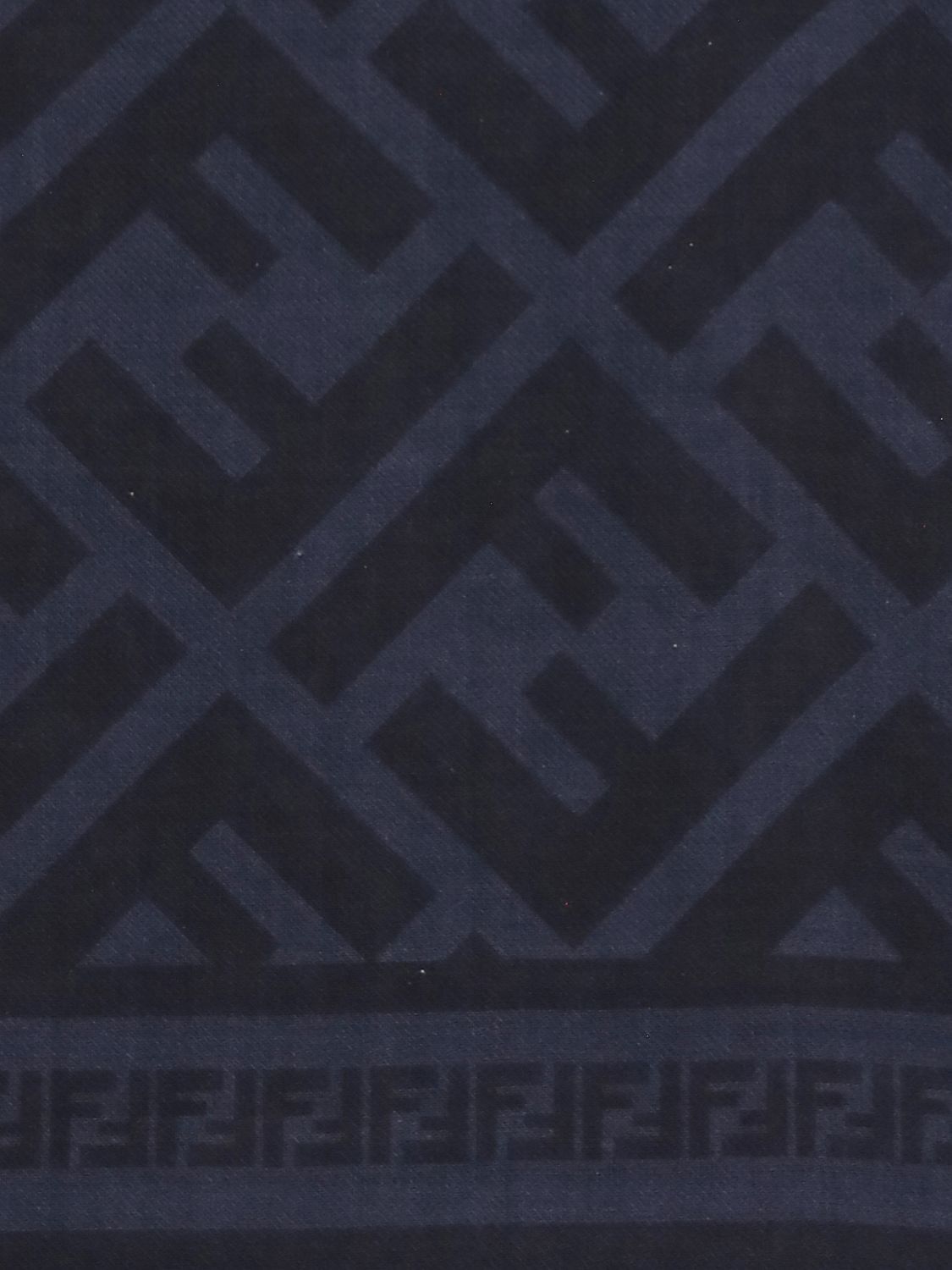 Fendi Fendi Scarf Men Blue Size ONE SIZE - 3 Thumbnail