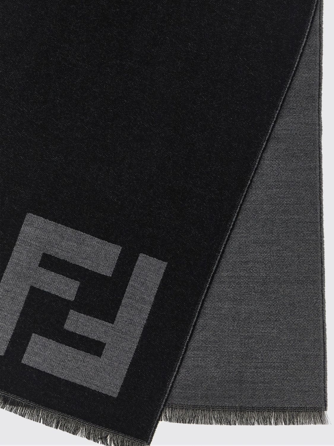 Fendi Fendi Scarf Men Black Size ONE SIZE - 3 Thumbnail