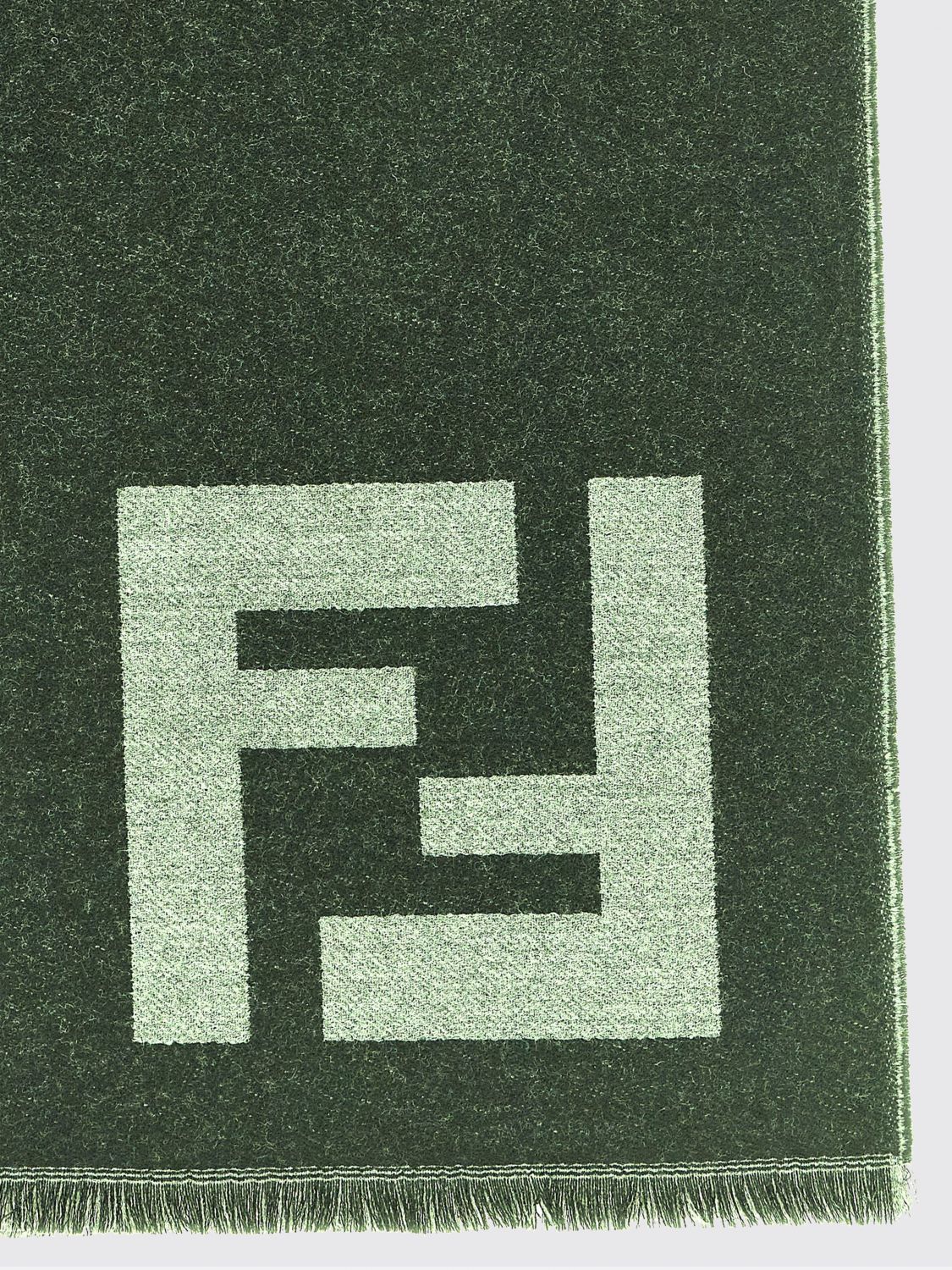 Fendi Fendi Scarf Men Black Size ONE SIZE - 2 Thumbnail
