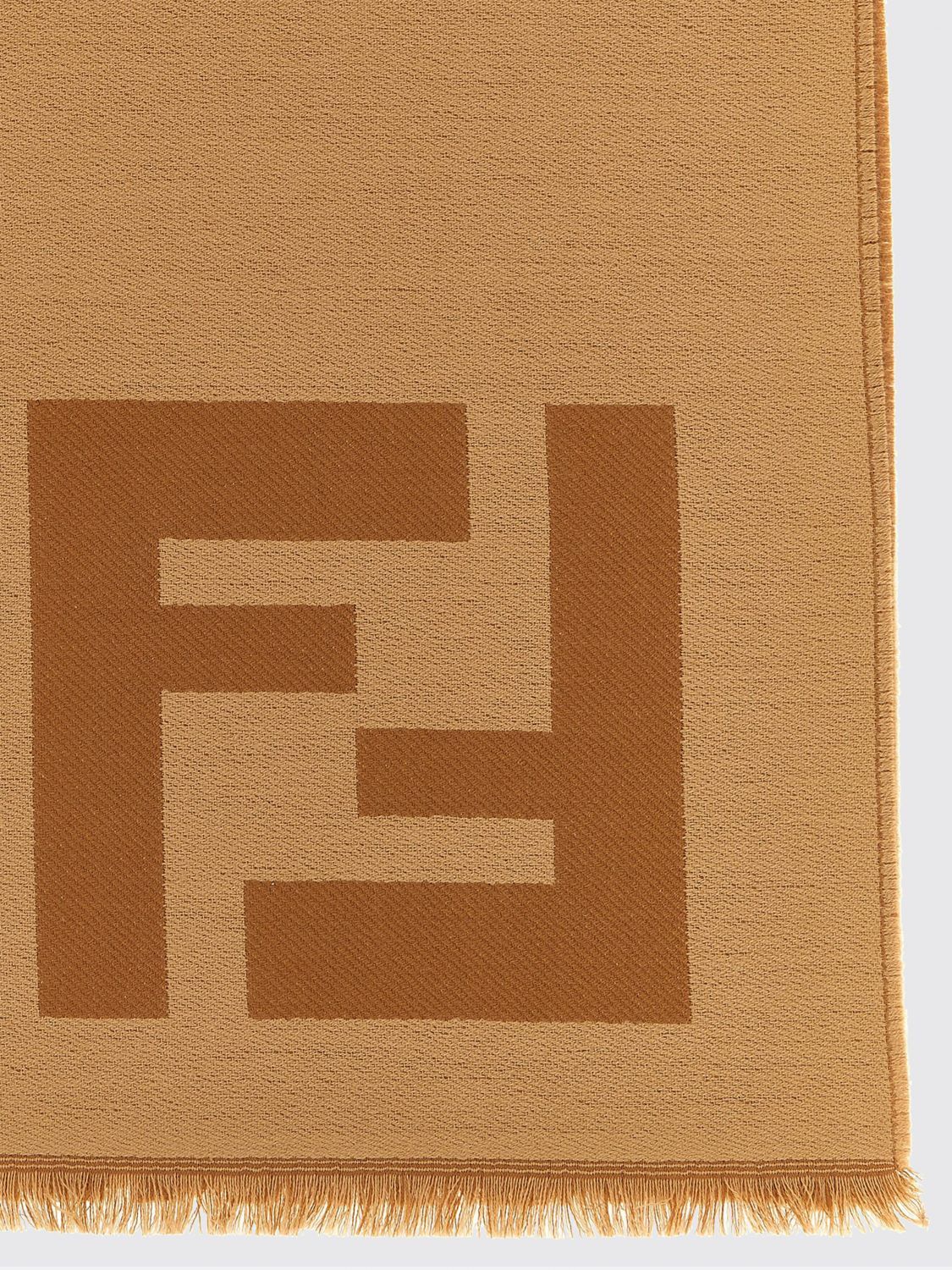 Fendi Fendi Scarf Men Brown Size ONE SIZE - 2 Thumbnail