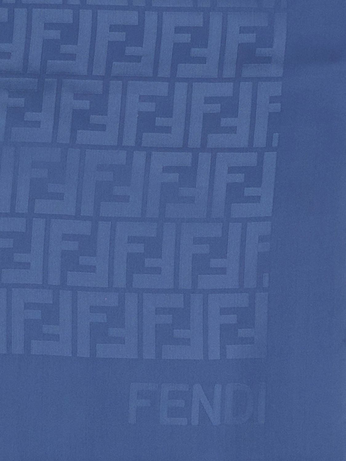 Fendi Fendi Scarf Woman Blue Size ONE SIZE - 2 Thumbnail
