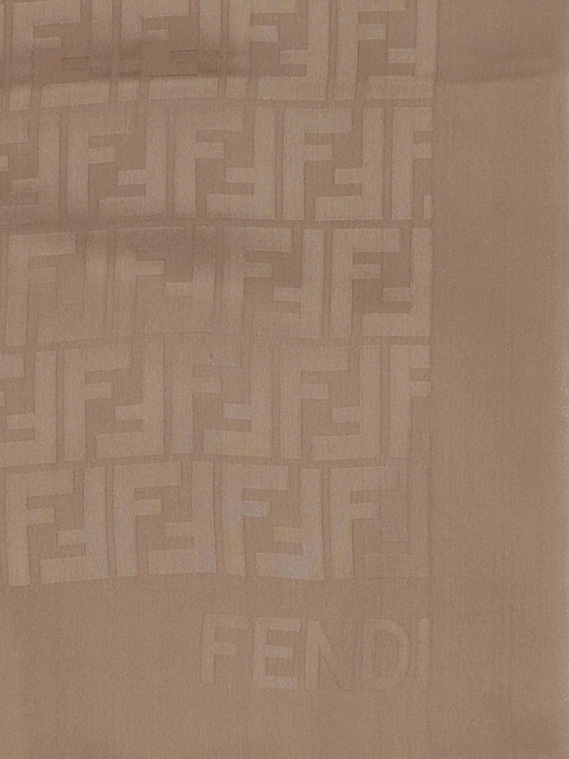 Fendi Fendi Scarf Woman Grey Size ONE SIZE - 2 Thumbnail