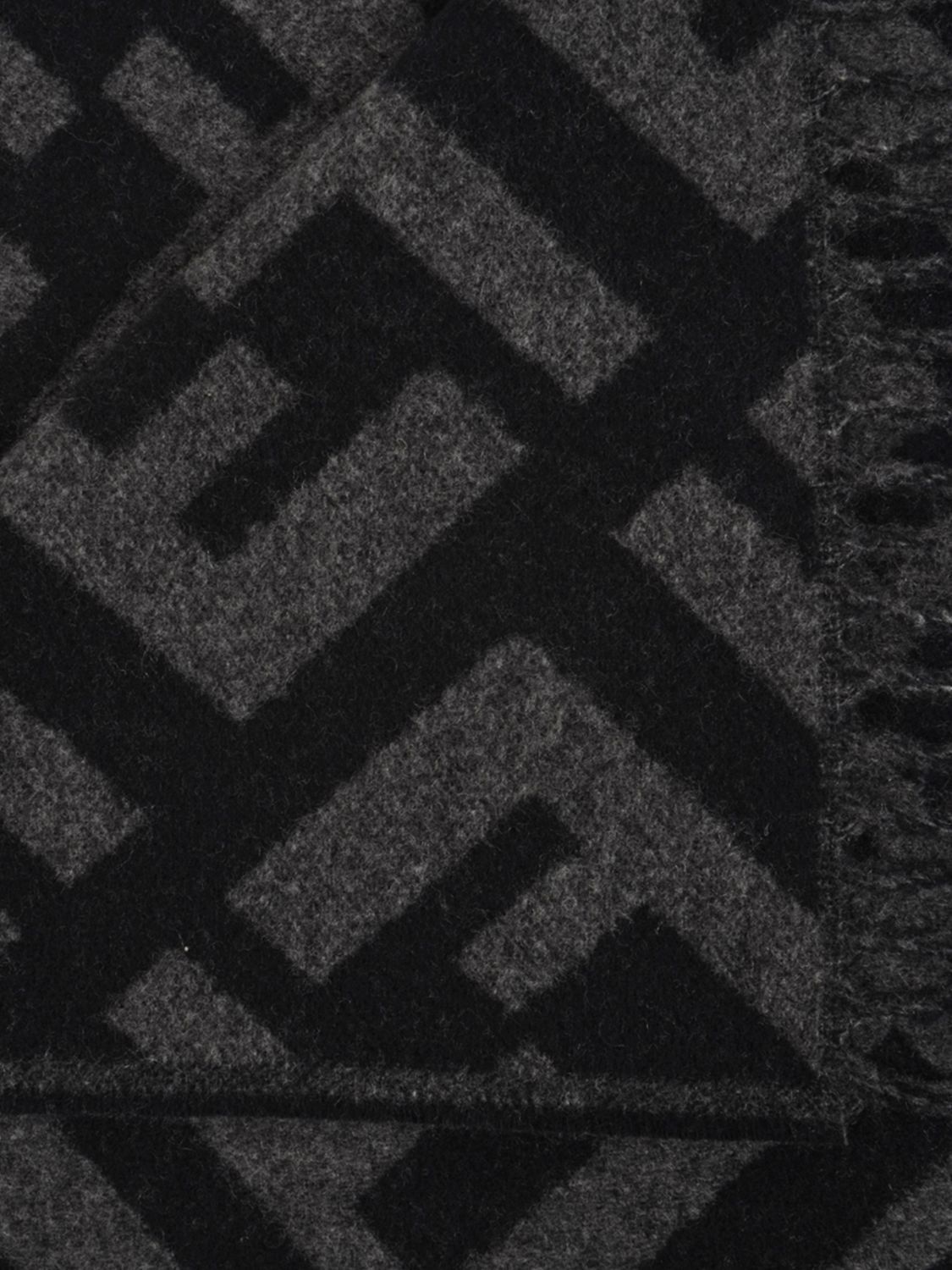 Fendi Fendi Scarf Men Black Size ONE SIZE - 2 Thumbnail