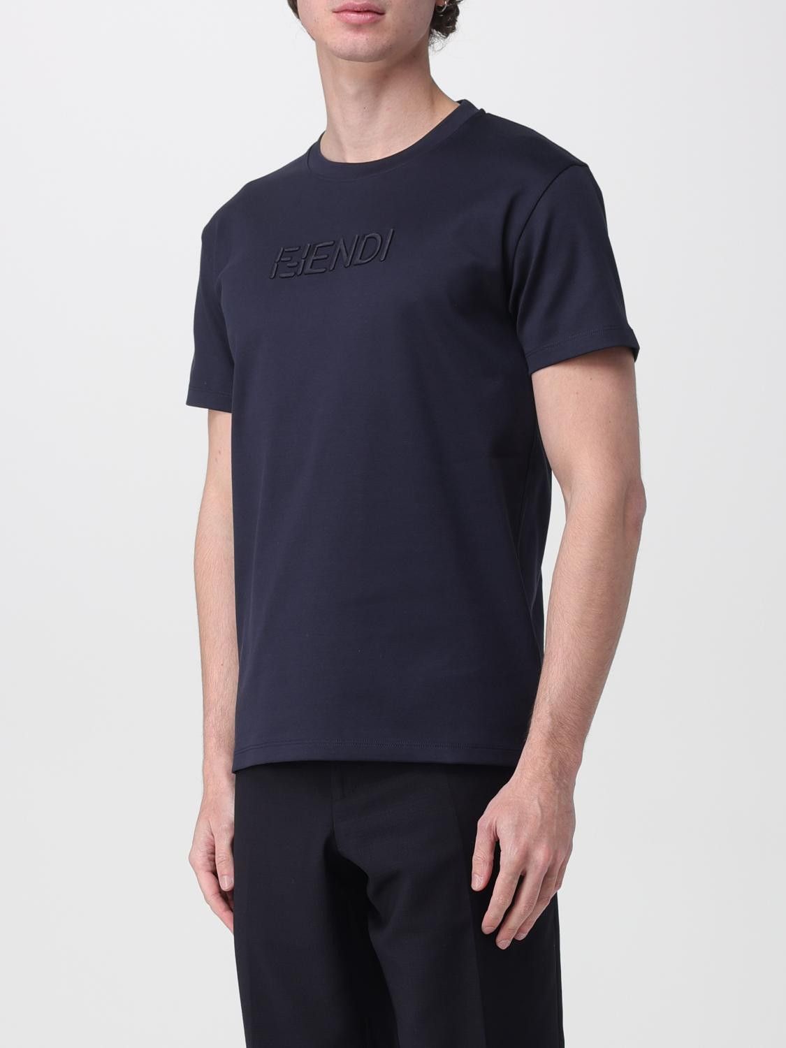 Fendi Fendi T-Shirt Men Blue Size US M / EU 48-50 / 2 - 4 Thumbnail