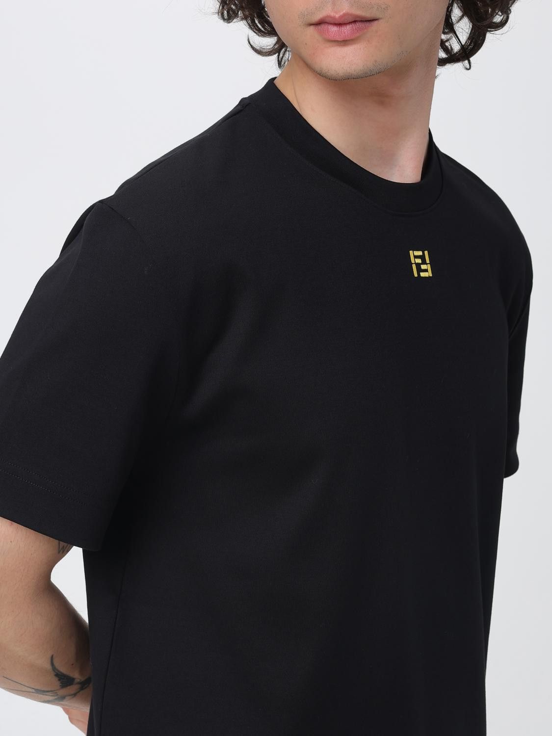 Fendi Fendi T-Shirt Men Black Size US L / EU 52-54 / 3 - 4 Thumbnail
