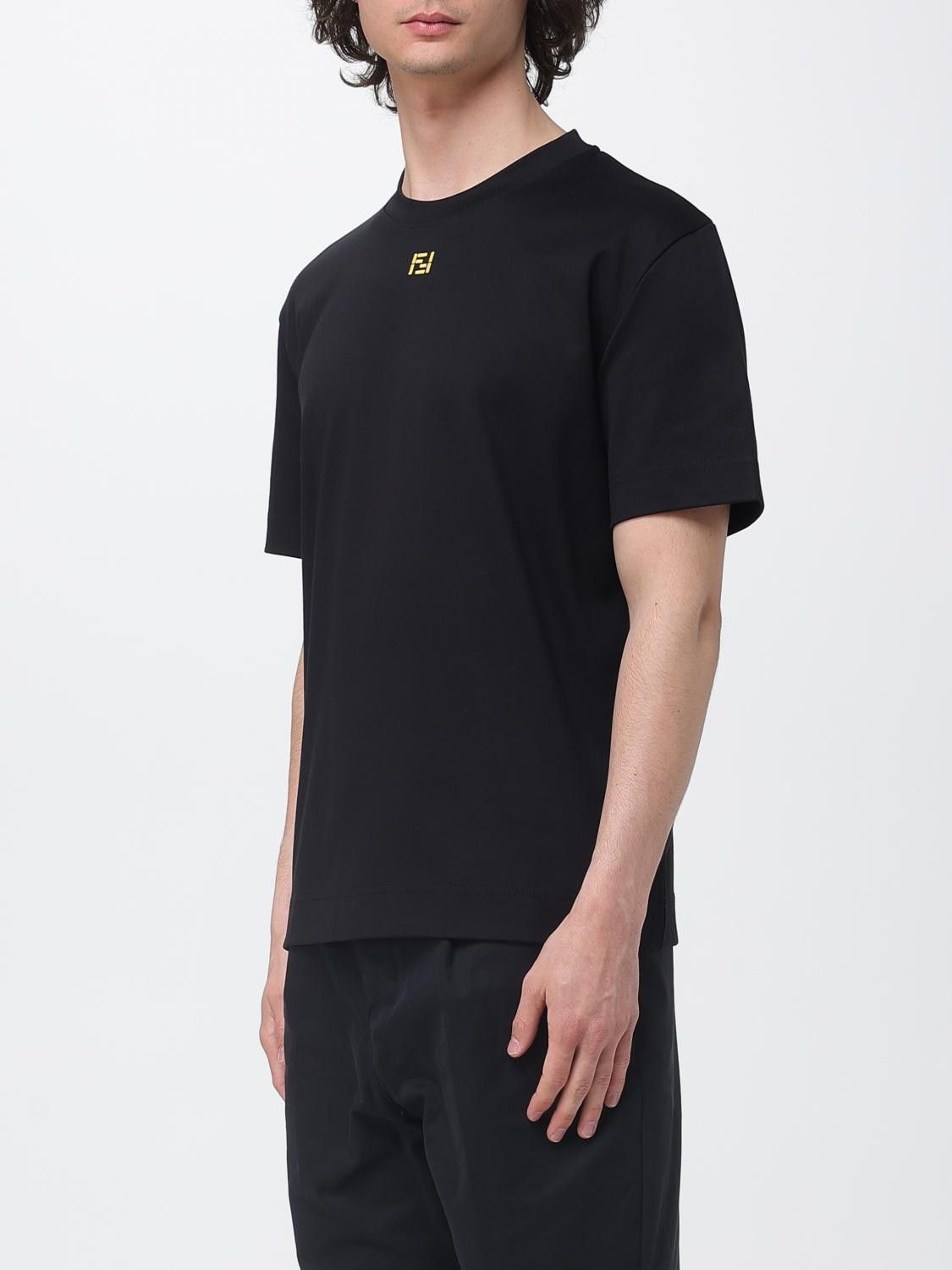 Fendi Fendi T-Shirt Men Black Size US XL / EU 56 / 4 - 3 Thumbnail