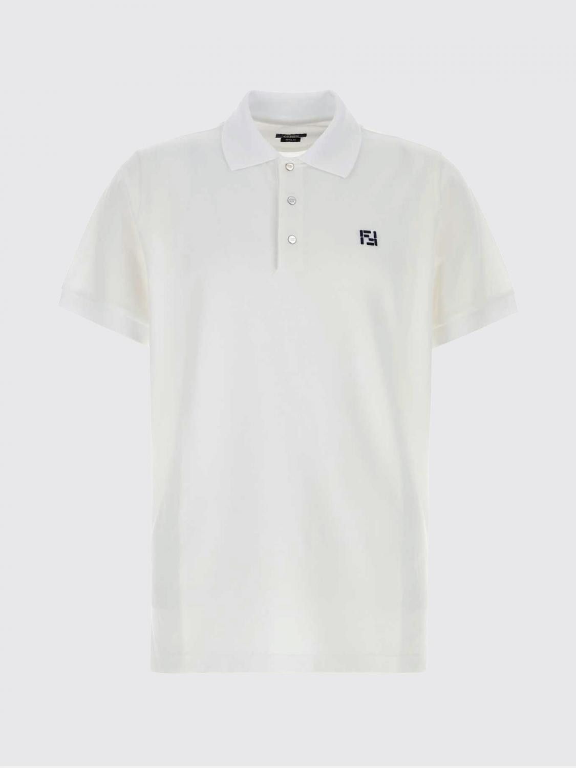 Fendi Fendi Polo Shirt Men White Size US S / EU 44-46 / 1 - 2 Thumbnail