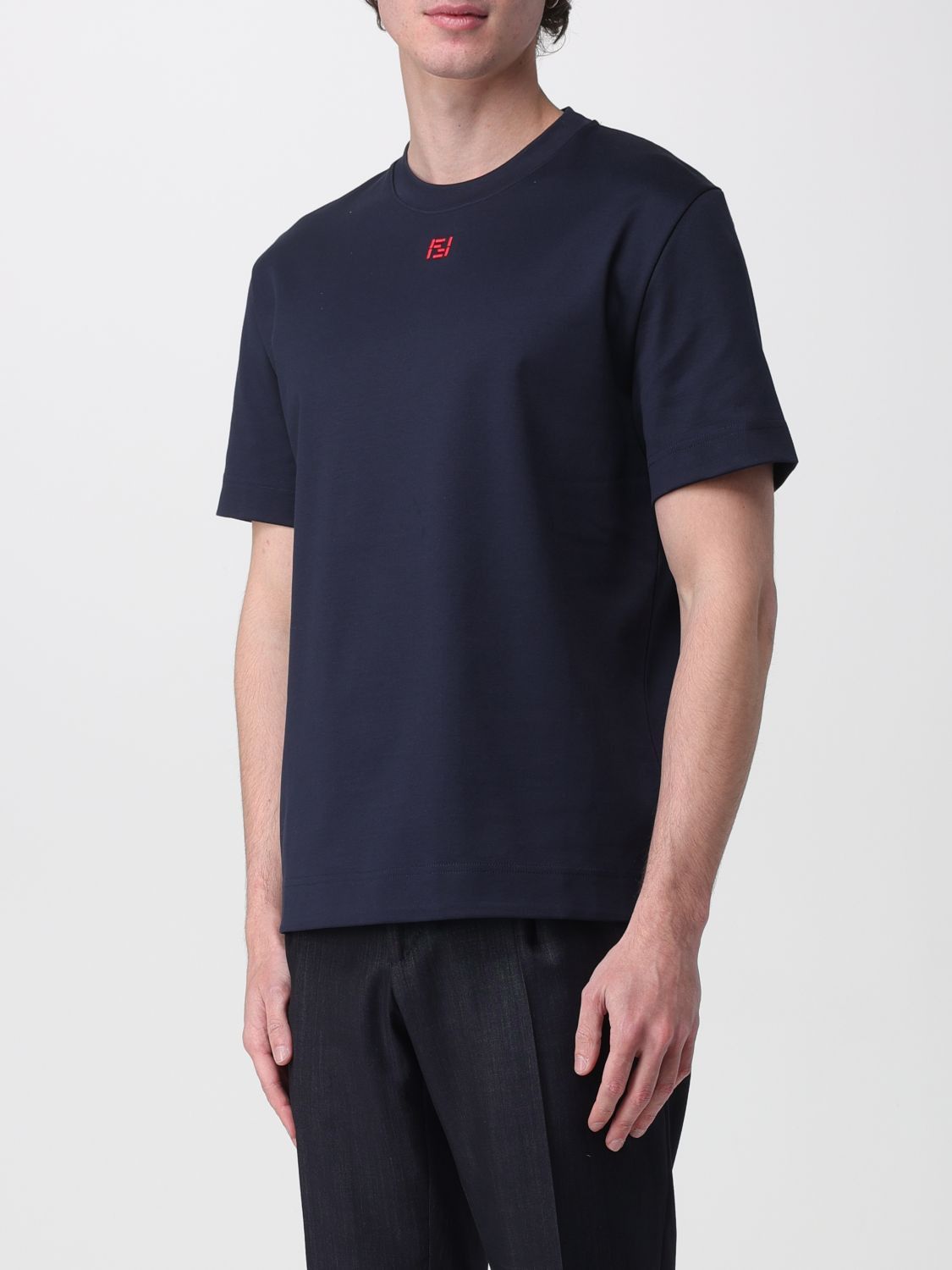 Fendi Fendi T-Shirt Men Blue Size US M / EU 48-50 / 2 - 4 Thumbnail