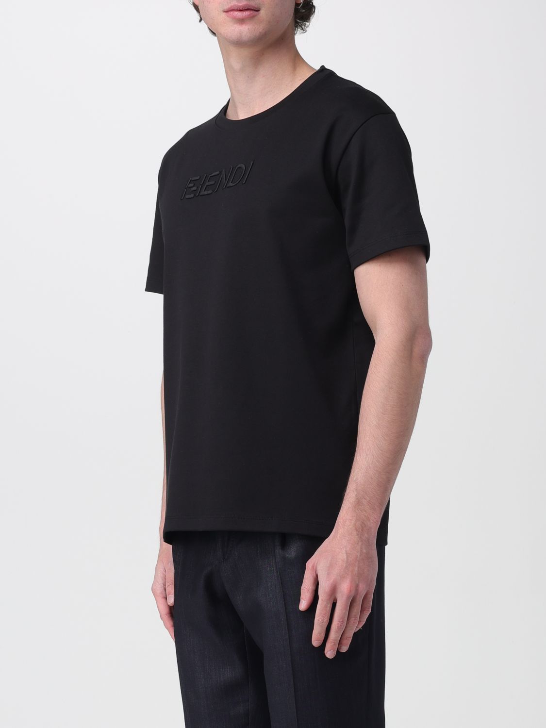 Fendi Fendi T-Shirt Men Black Size US S / EU 44-46 / 1 - 4 Thumbnail