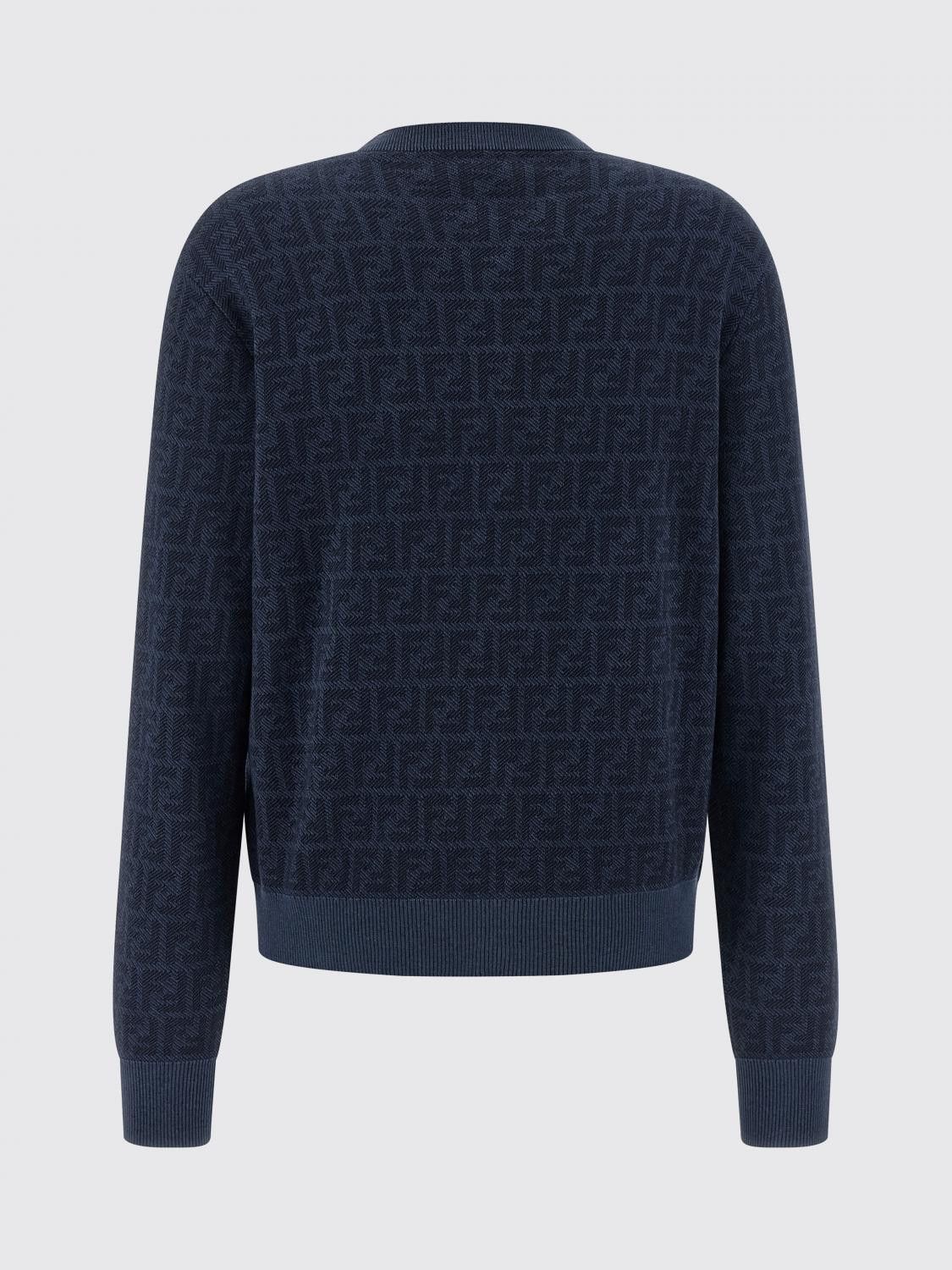Fendi Fendi Sweater Woman Blue Size M / US 6-8 / IT 42-44 - 3 Thumbnail