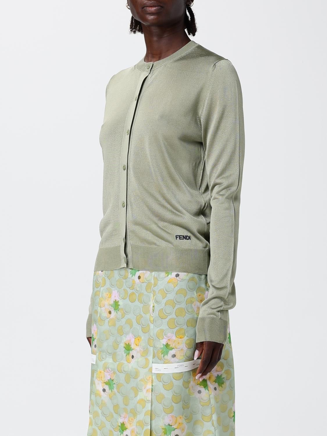 Fendi Fendi Sweater Woman Green Size M / US 6-8 / IT 42-44 - 4 Thumbnail