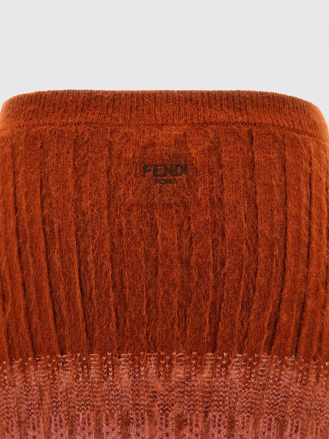 Fendi Fendi Skirt Woman Rust Size 28" / US 6 / IT 42 - 3 Thumbnail