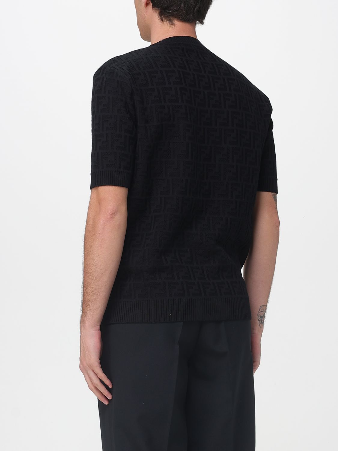 Fendi Fendi Sweater Men Black Size US M / EU 48-50 / 2 - 3 Thumbnail
