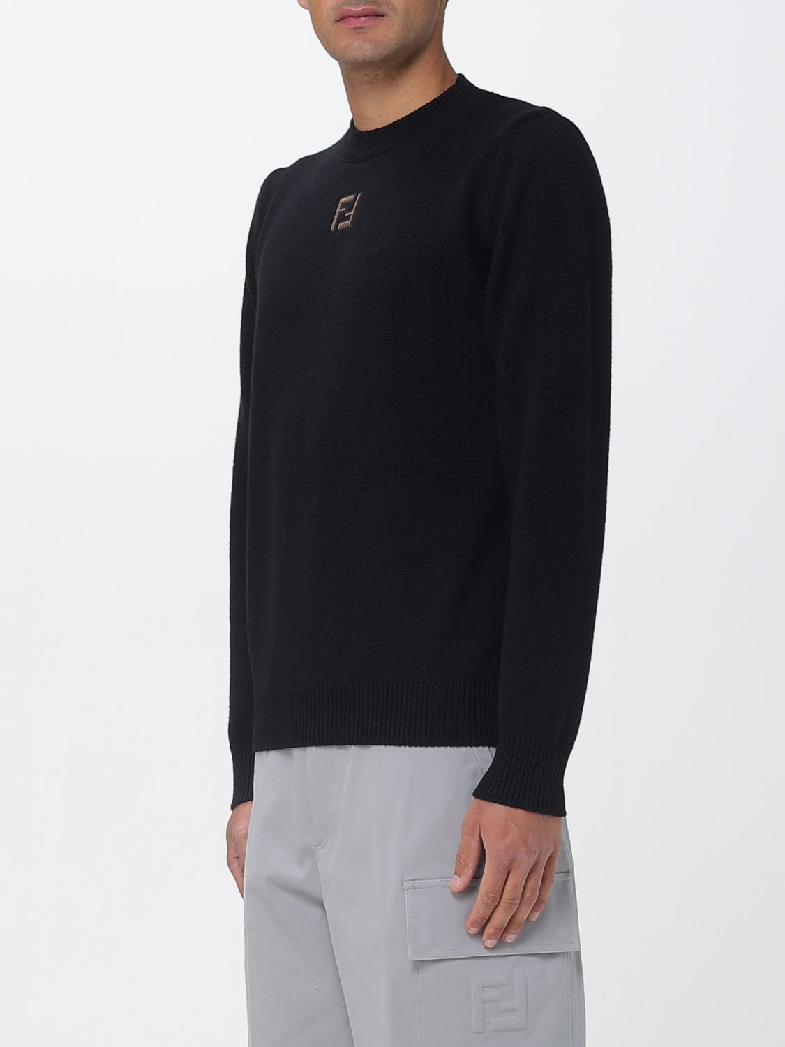 Fendi Fendi Sweater Men Black Size US M / EU 48-50 / 2 - 4 Thumbnail