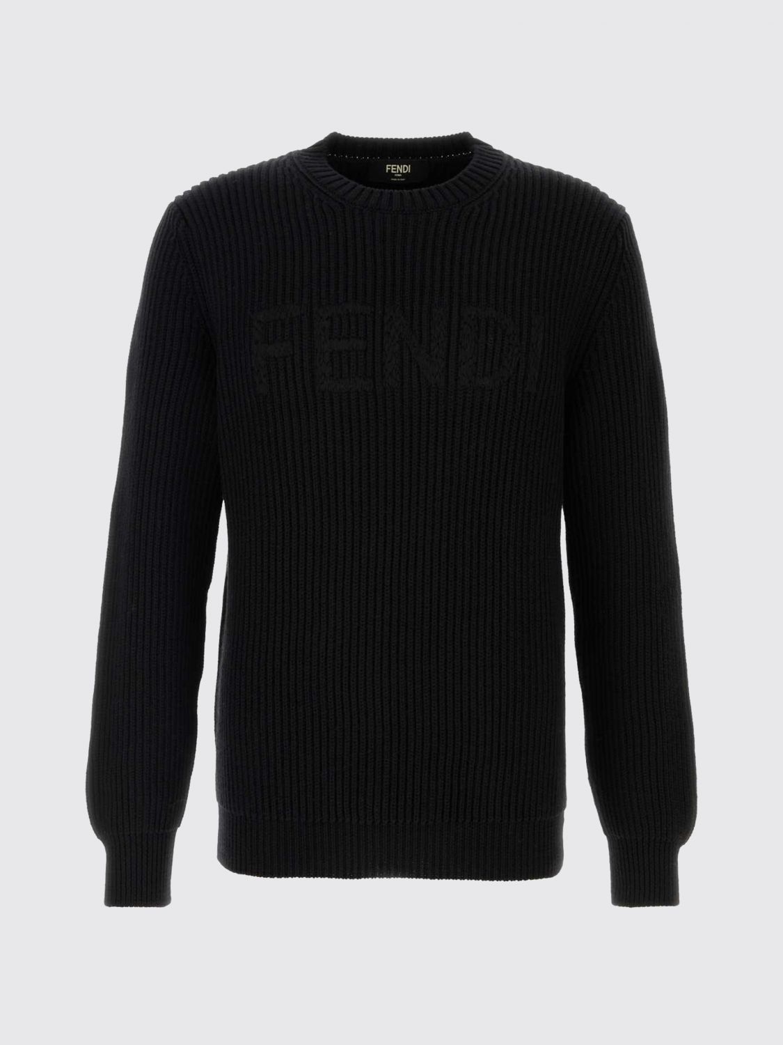 Fendi Fendi Sweater Men Black Size US M / EU 48-50 / 2 - 2 Thumbnail