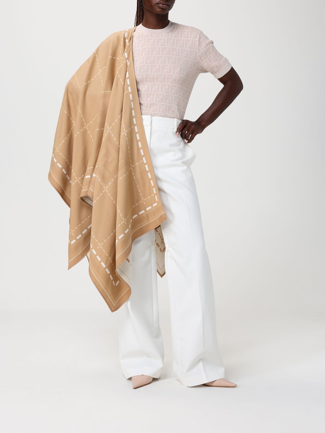 Fendi Fendi Sweater Woman Orange Size S / US 4 / IT 40 - 2 Thumbnail