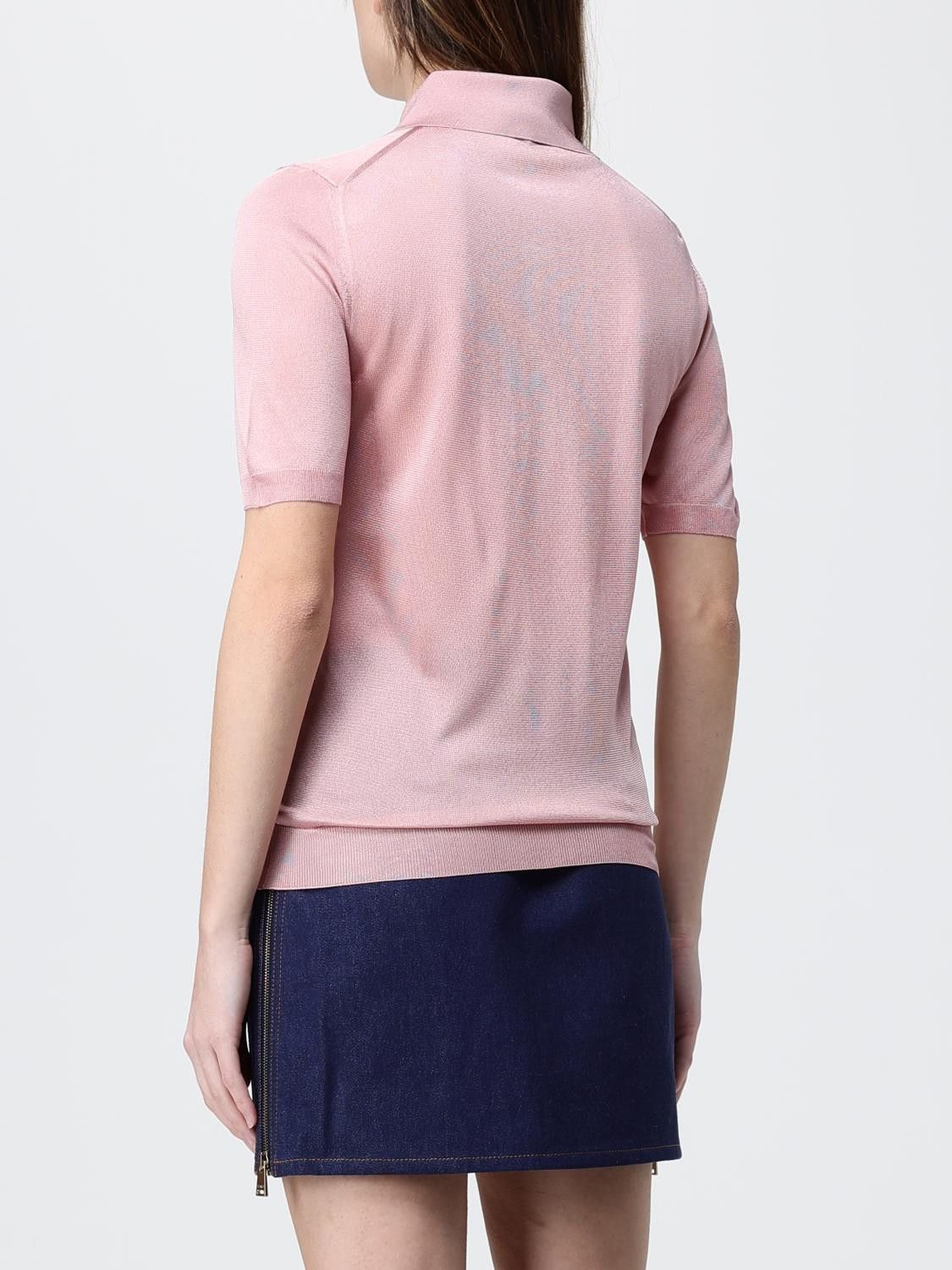 Fendi Fendi Polo Shirt Woman Pink Size M / US 6-8 / IT 42-44 - 3 Thumbnail