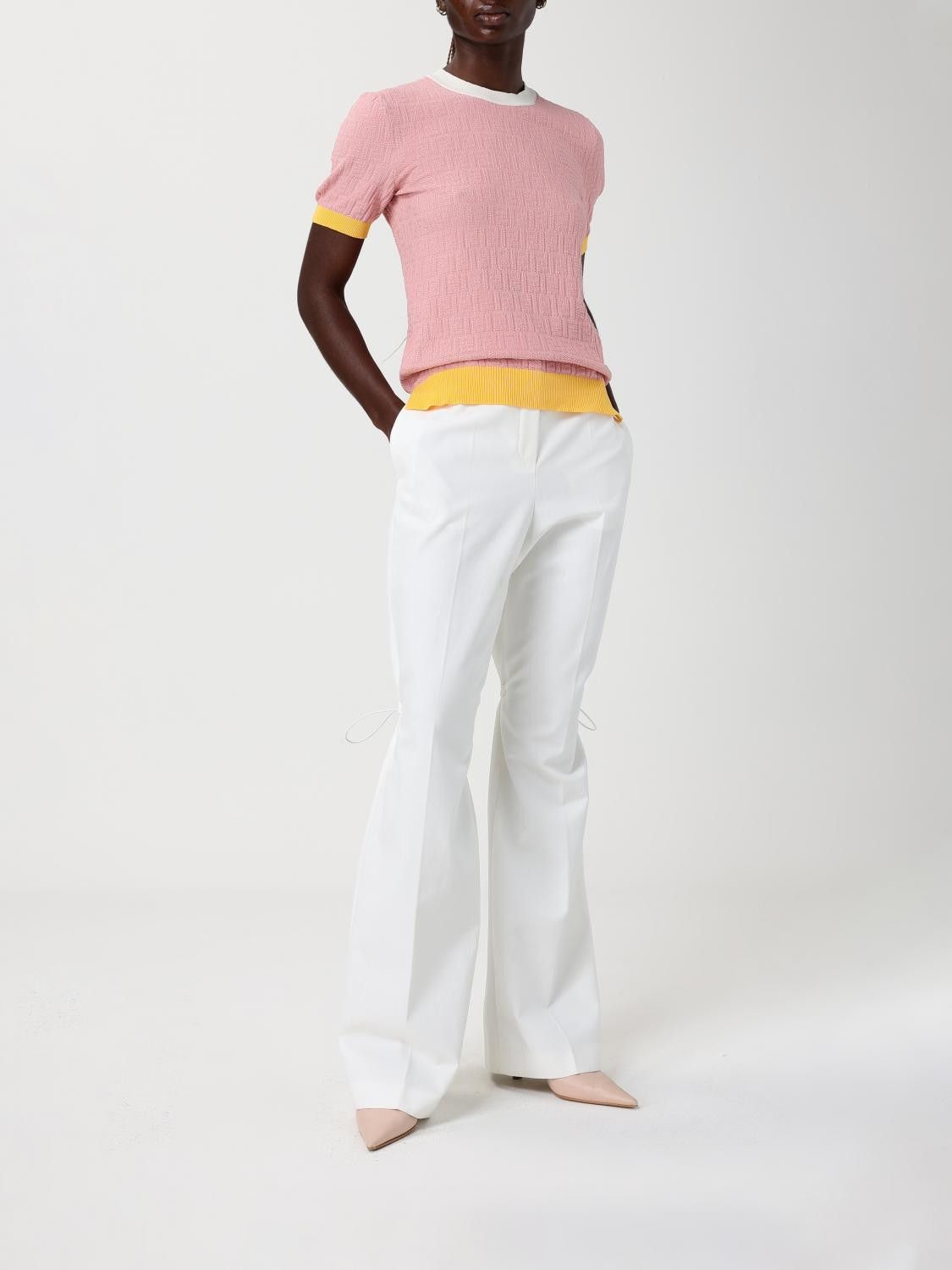 Fendi Fendi Sweater Woman Pink Size XS / US 0-2 / IT 36-38 - 2 Thumbnail