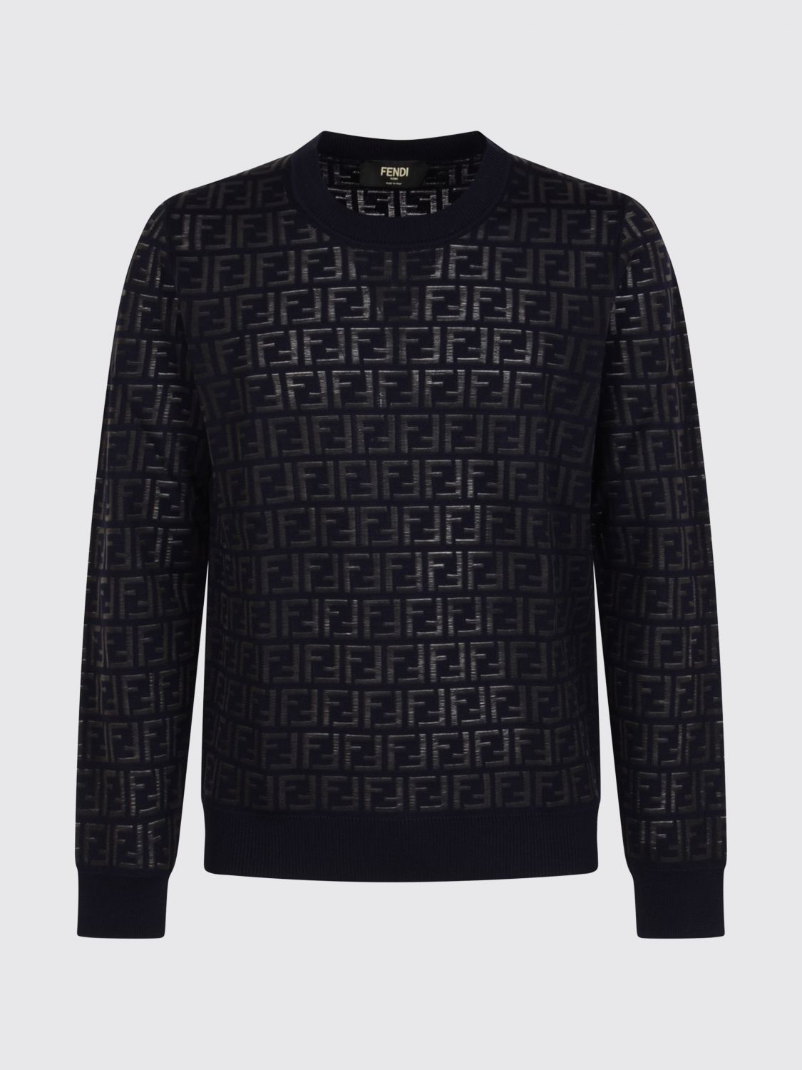 Fendi Fendi Sweater Men Blue Size US XL / EU 56 / 4 - 2 Thumbnail