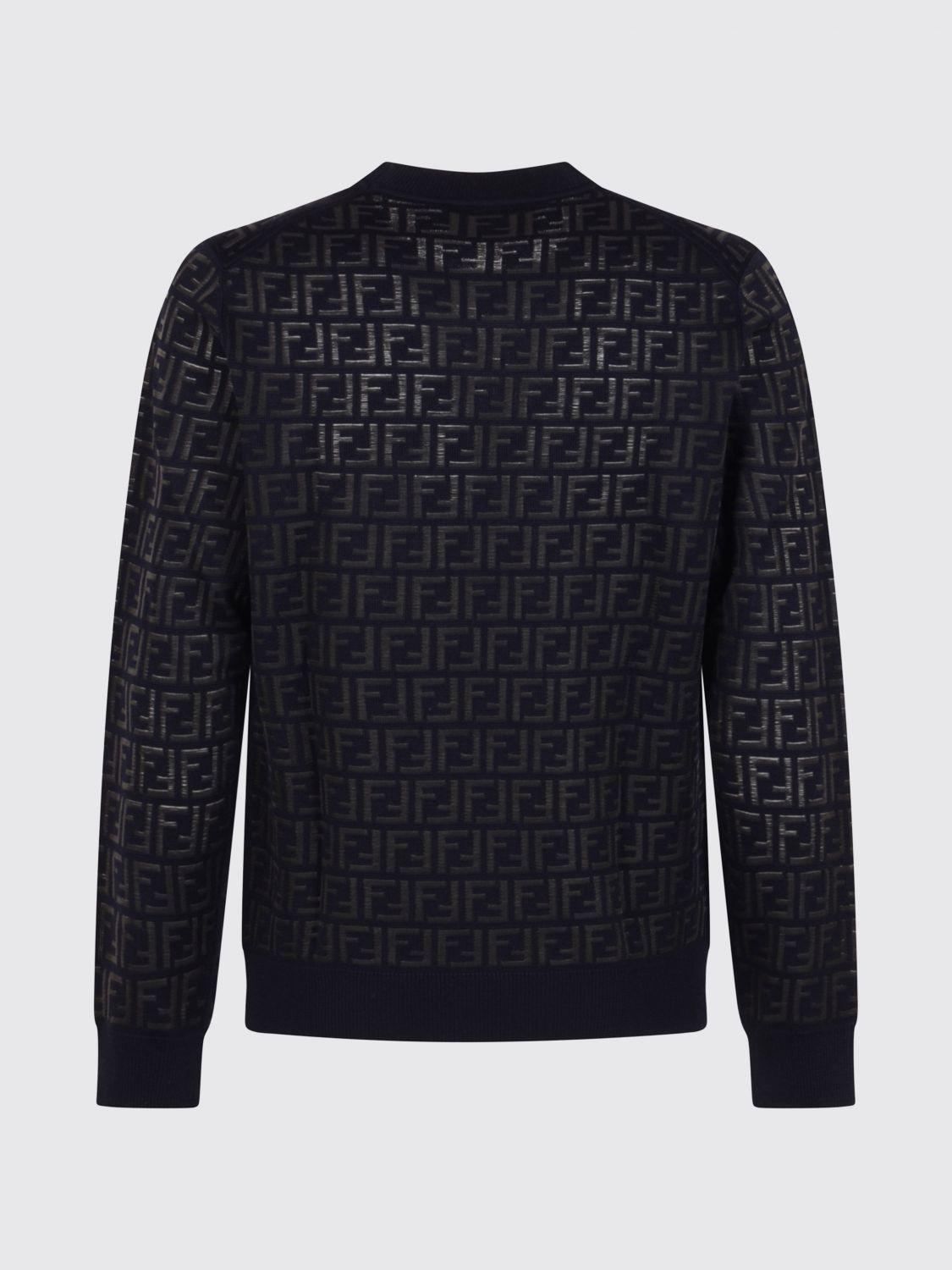 Fendi Fendi Sweater Men Blue Size US XL / EU 56 / 4 - 3 Thumbnail