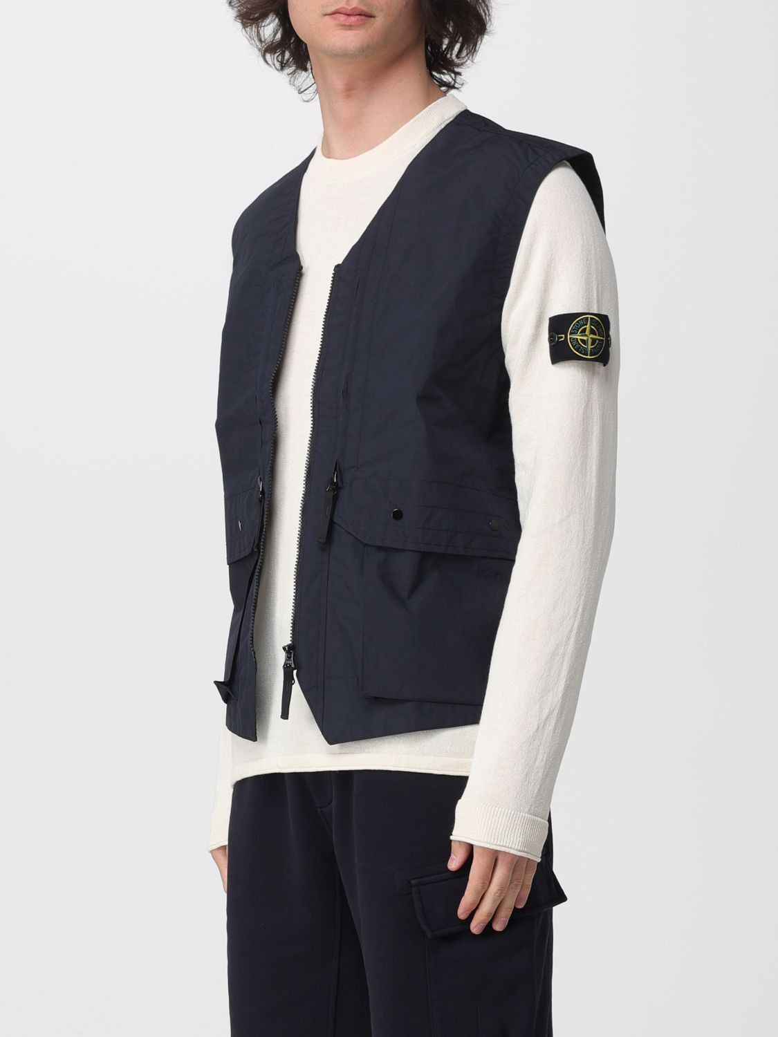Stone Island Stone Island Suit Vest Men Navy Size US XL / EU 56 / 4 - 3 Thumbnail