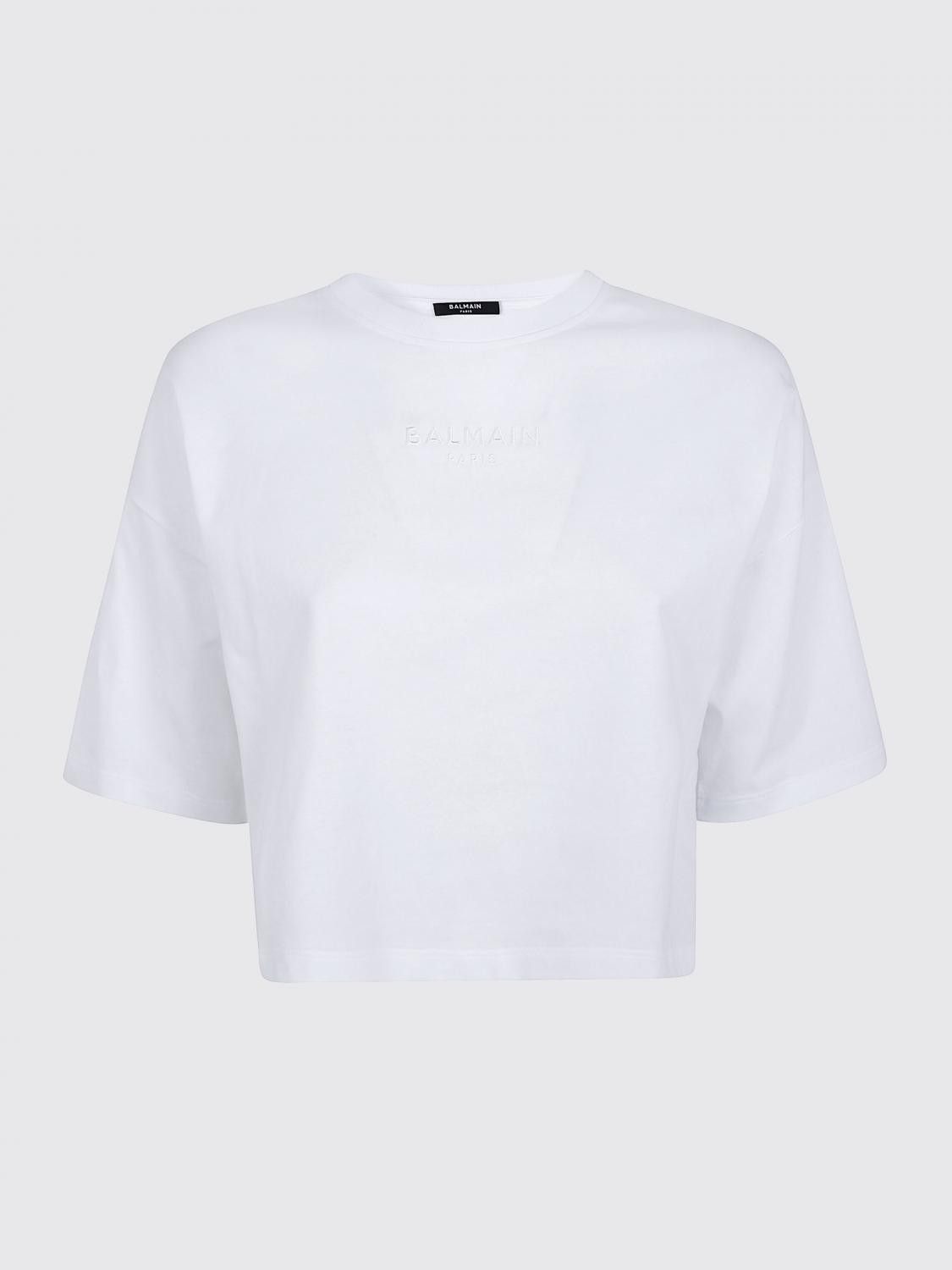 Balmain Balmain T-Shirt Woman White Size S / US 4 / IT 40 - 2 Thumbnail