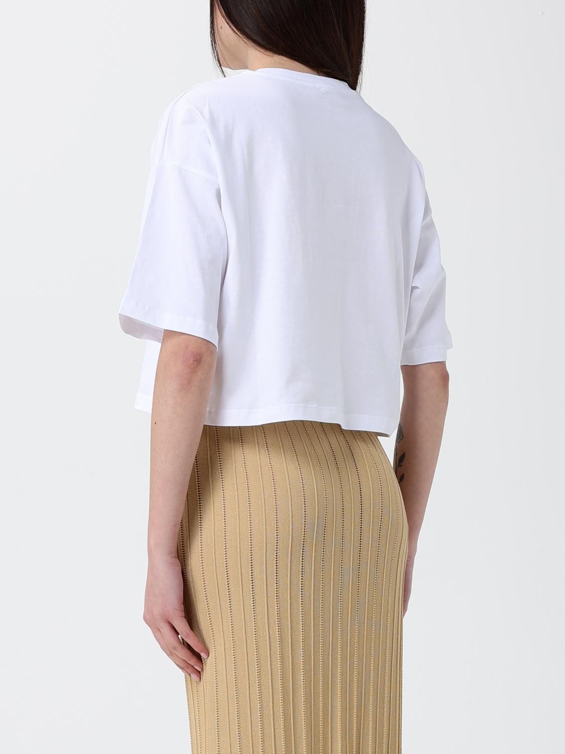 Balmain Balmain T-Shirt Woman White Size M / US 6-8 / IT 42-44 - 2 Thumbnail