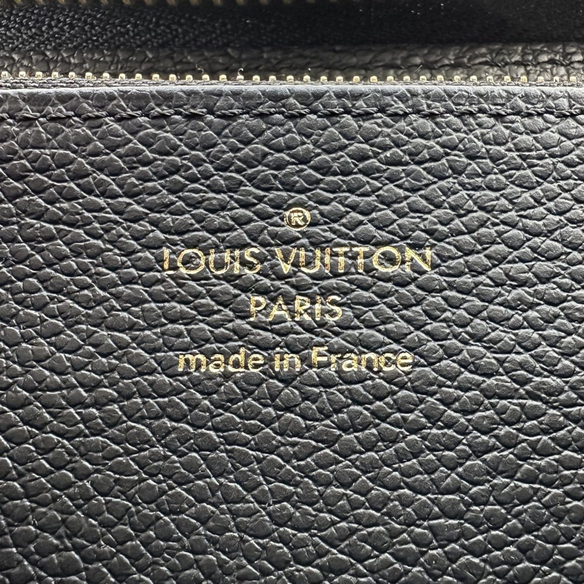 Louis Vuitton Louis Vuitton Monogram Empreinte Bicolor Zippy Wallet Long M80481 Black Beige Women's Size ONE SIZE - 10 Thumbnail