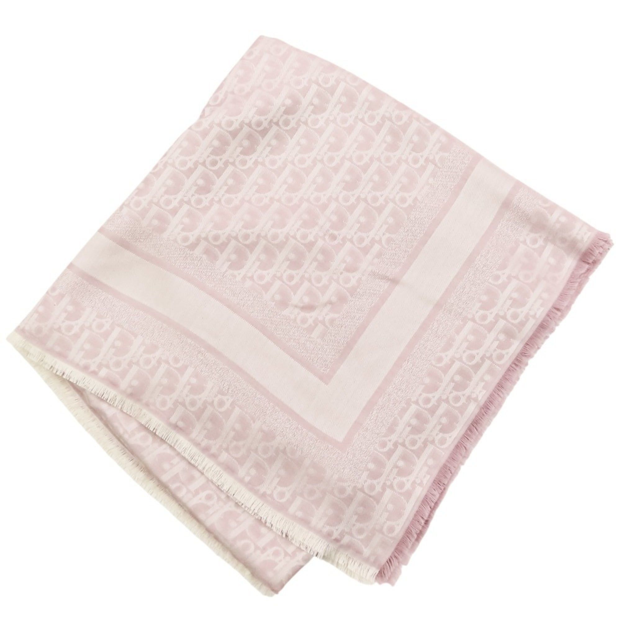 Dior Christian Dior Oblique Large Shawl/Stole, Pink, Women's Size ONE SIZE - 2 Thumbnail