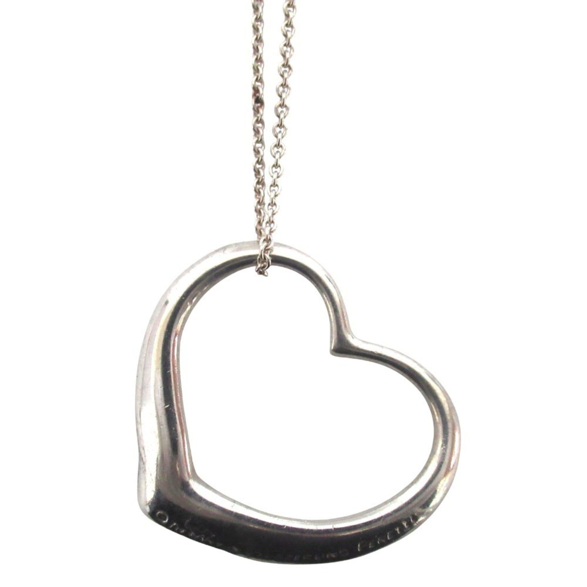 Tiffany & Co. Tiffany & Co. Vintage Elsa Peretti Open Heart Large Long Necklace, 925 Sterling Silver, Women's Size ONE SIZE - 2 Thumbnail