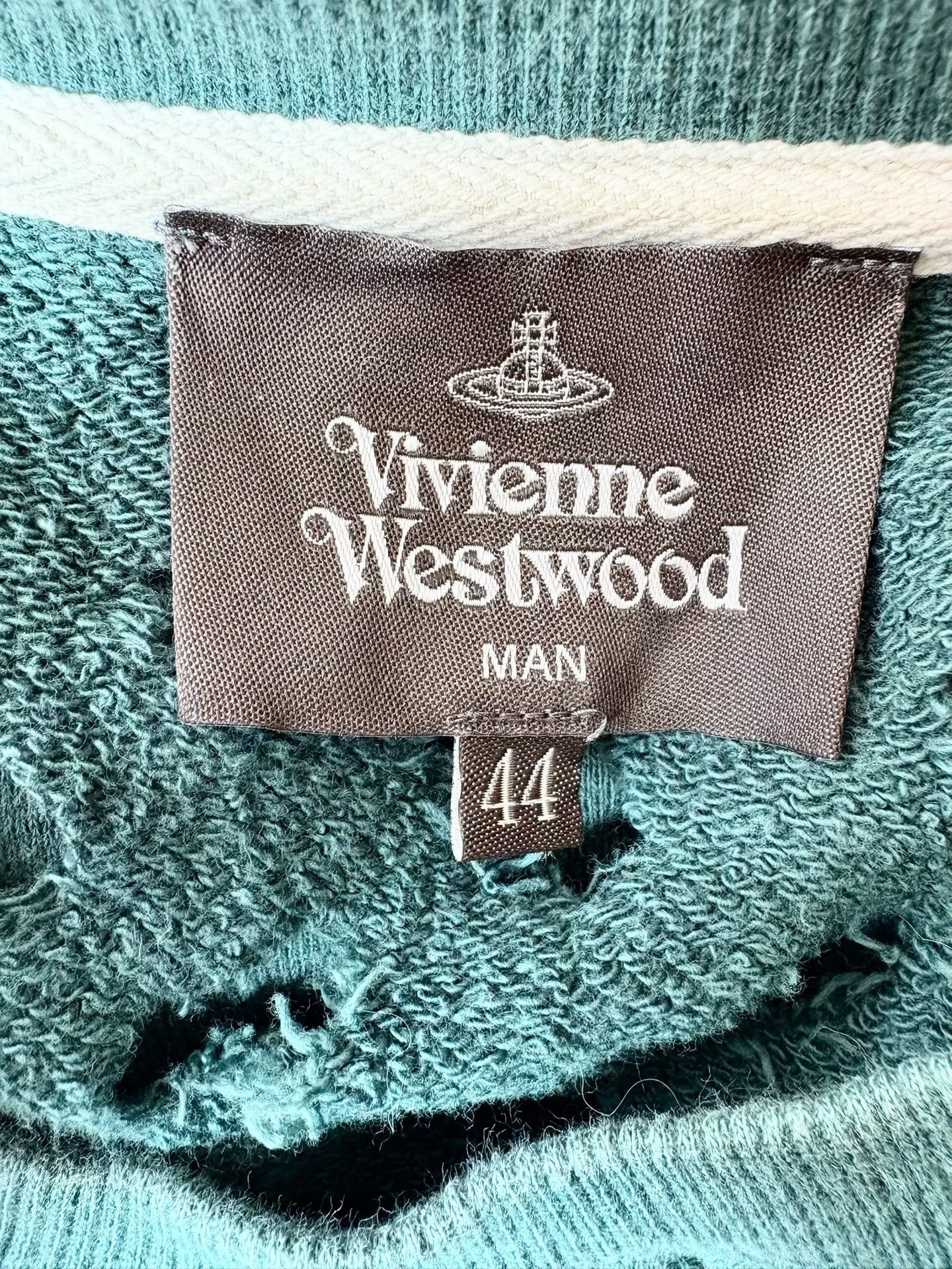Vivienne Westwood Vivienne Westwood Green Hollow-Out Letter Sweater Size M / US 6-8 / IT 42-44 - 7 Thumbnail