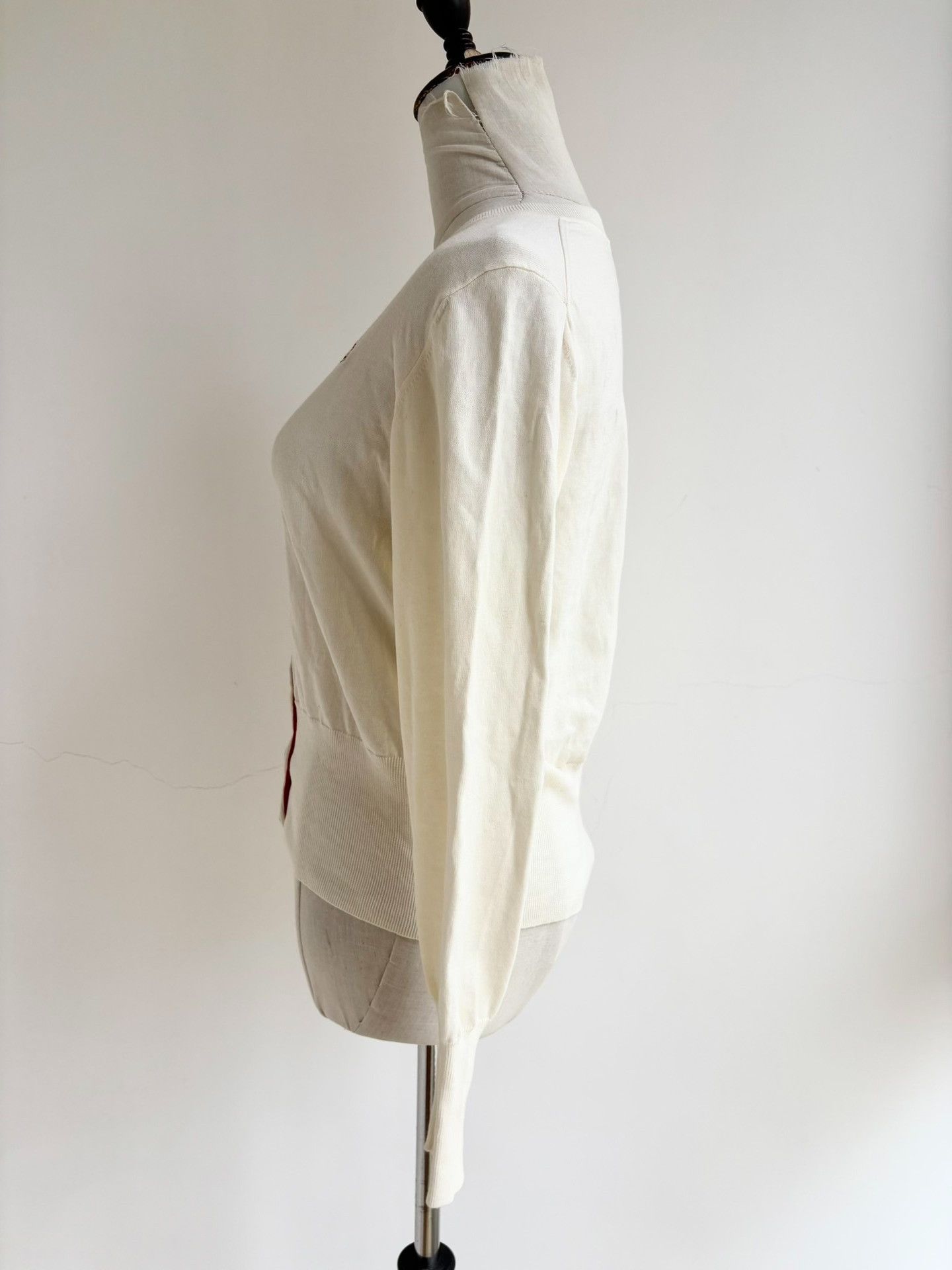 Vivienne Westwood Vivienne Westwood White Saturn Knit Sweater Size S / US 4 / IT 40 - 5 Thumbnail