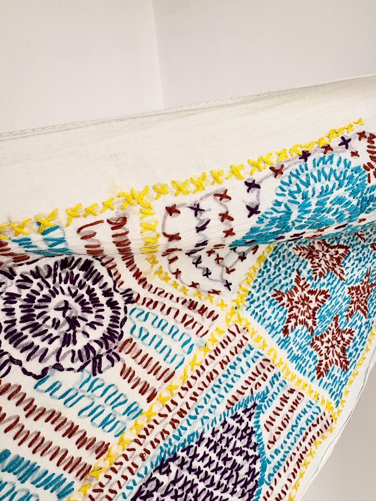 Vivienne Westwood Vivienne Westwood Vintage Saturn Embroidery Scarf Size ONE SIZE - 7 Thumbnail
