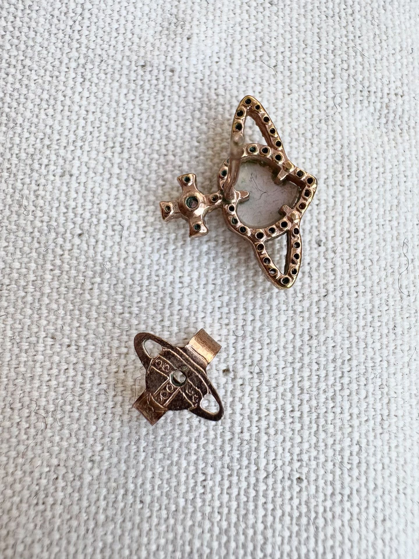 Vivienne Westwood Vivienne Westwood Vintage Pink Heart Single Earring Size ONE SIZE - 5 Thumbnail