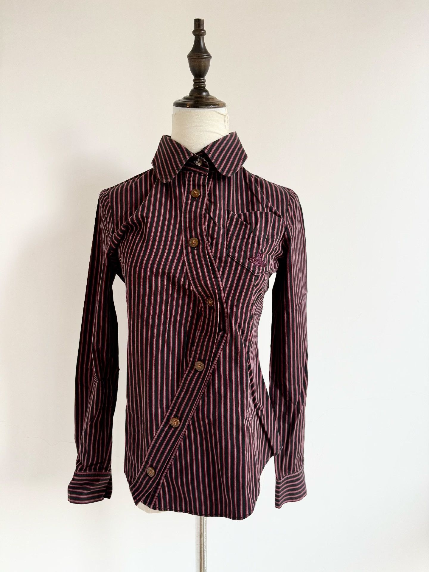 Vivienne Westwood Vivienne Westwood Vintage Black Red Stripe Shirt Size M / US 6-8 / IT 42-44 - 2 Thumbnail