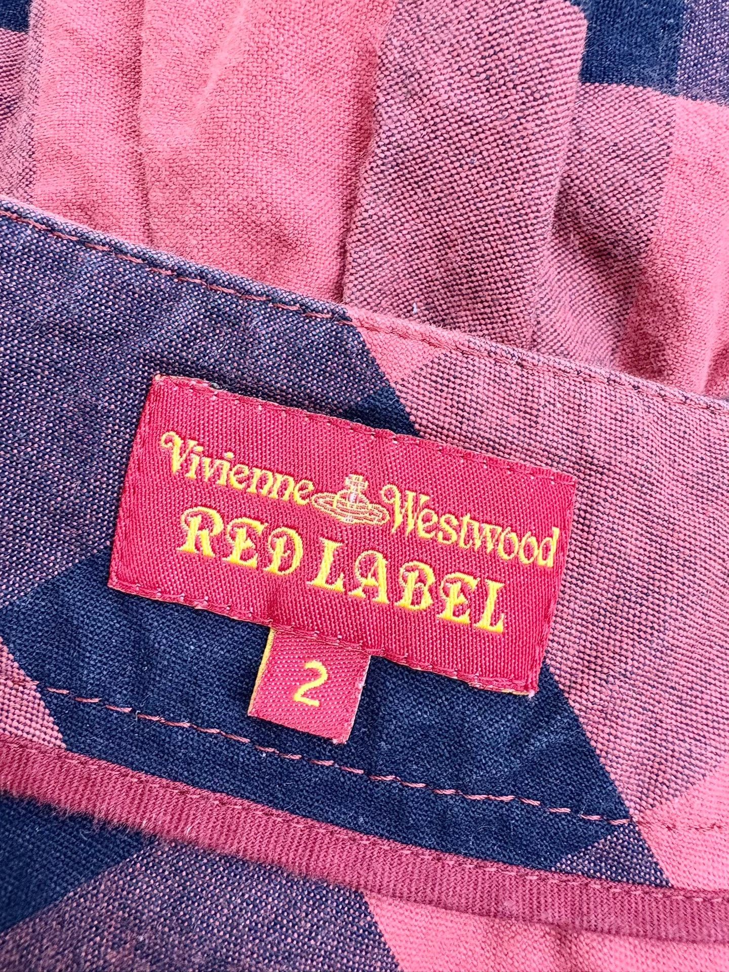 Vivienne Westwood Vivienne Westwood Vintage Red Plaid Buckle Skirt Size 22" - 4 Thumbnail