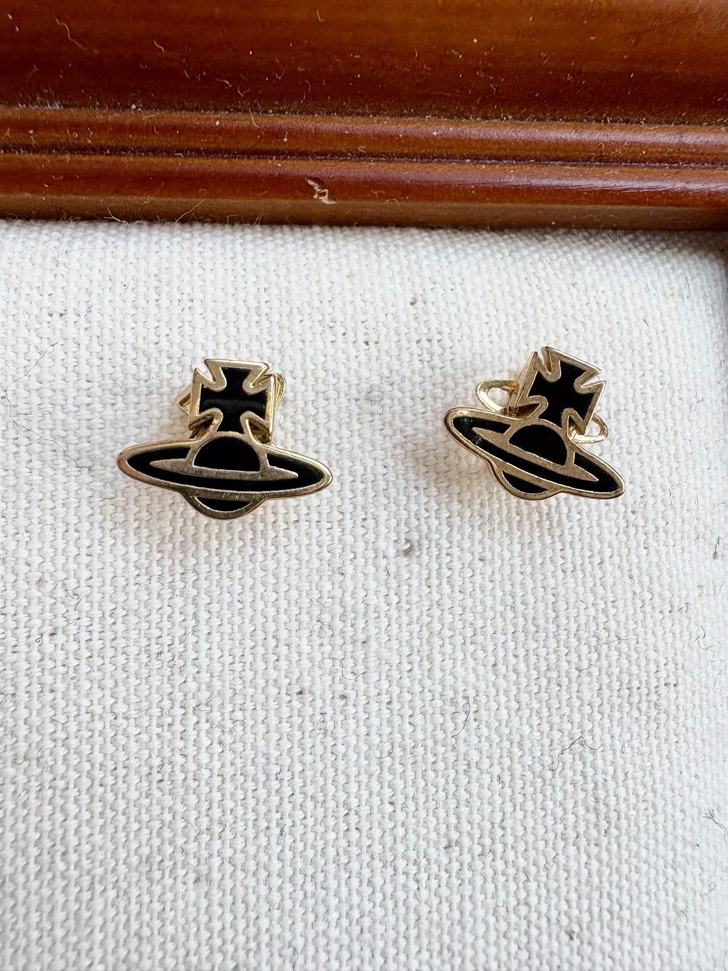 Vivienne Westwood Vivienne Westwood Vintage Saturn Earrings Size ONE SIZE - 2 Thumbnail