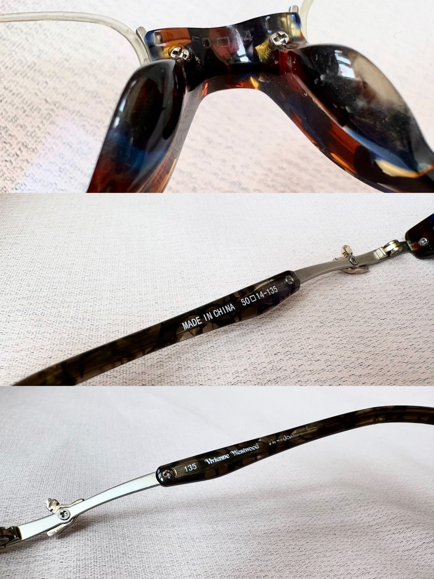 Vivienne Westwood Vivienne Westwood Saturn Half-Frame Glasses Size ONE SIZE - 4 Thumbnail