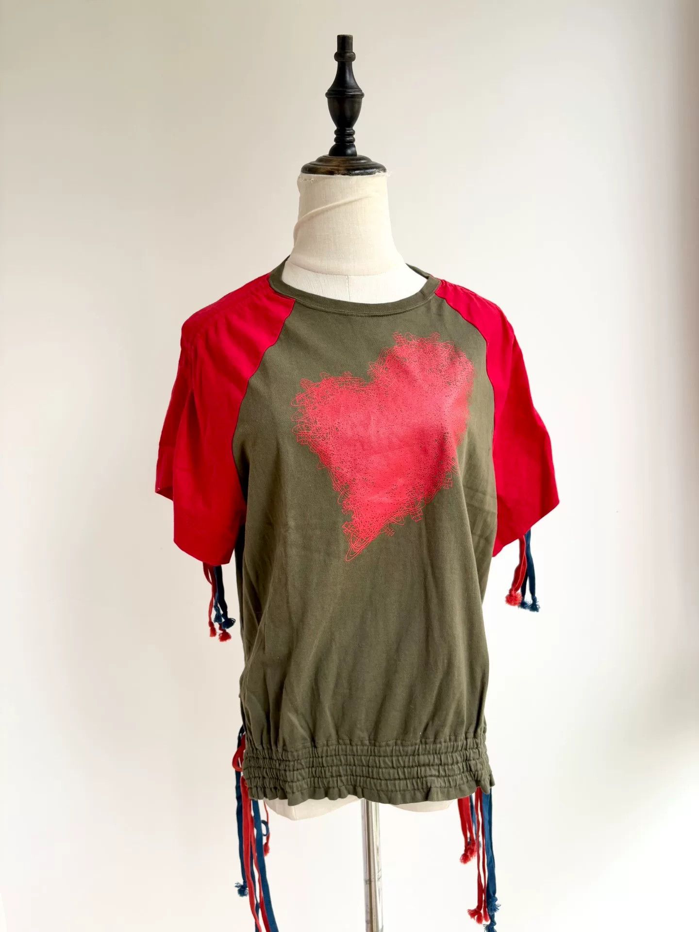 Vivienne Westwood Vivienne Westwood Vintage Green Heart T-shirt Size M / US 6-8 / IT 42-44 - 3 Thumbnail