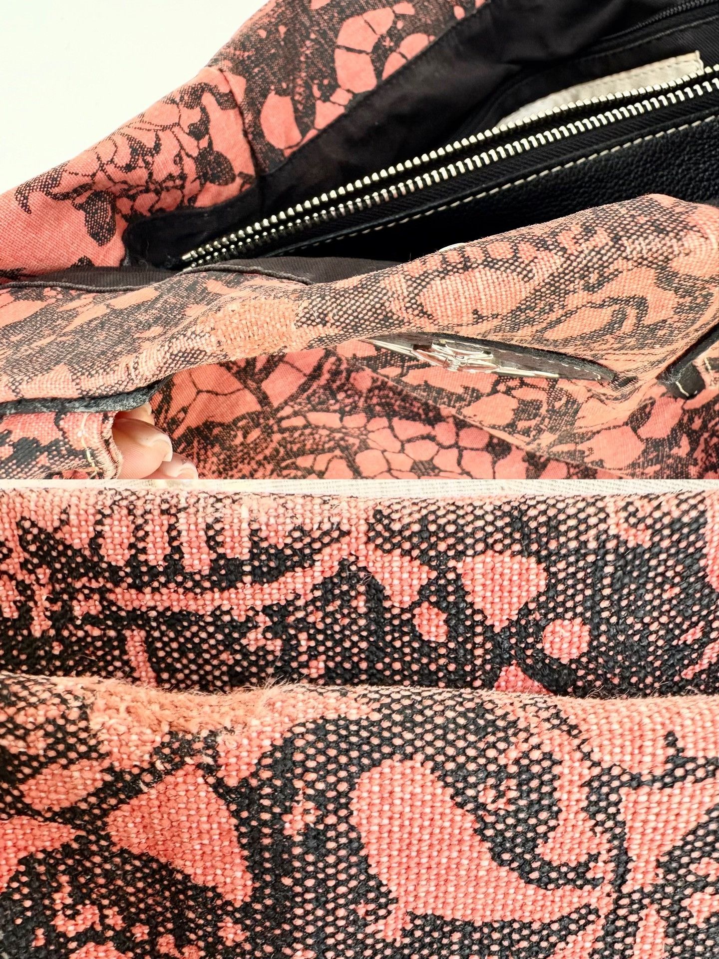 Vivienne Westwood Vivienne Westwood Vintage Orange Lace Handbag Size ONE SIZE - 7 Thumbnail